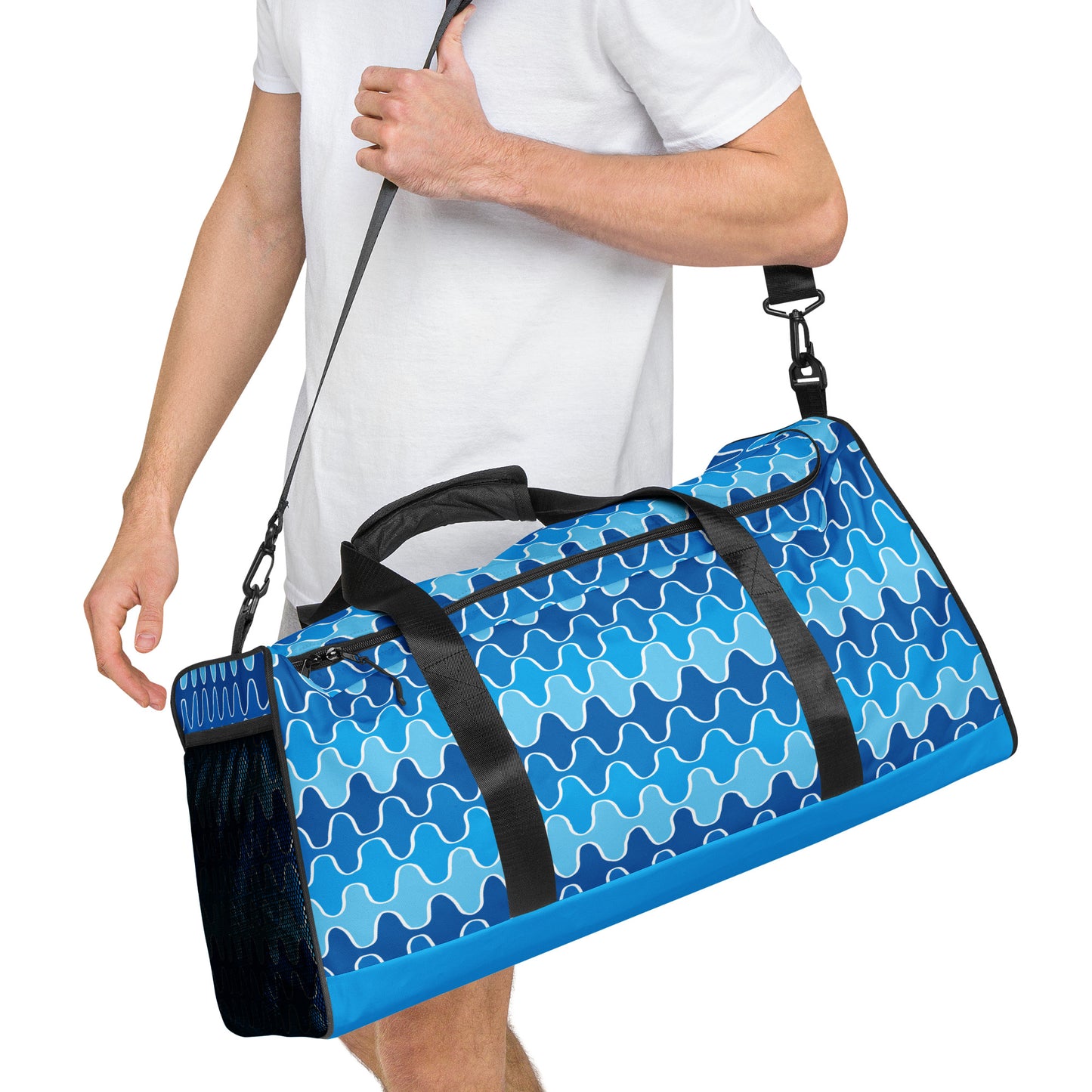 Squiggle Waves Duffle Bag