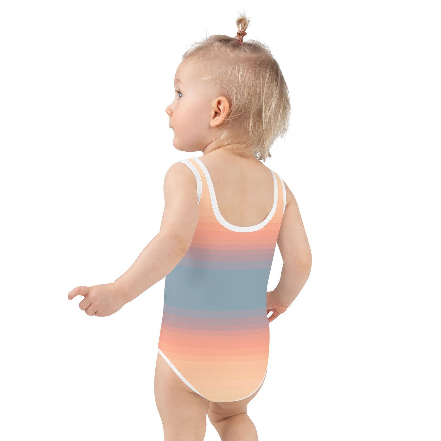 Minimalist Sunset Toddlers/Kids Swimsuit