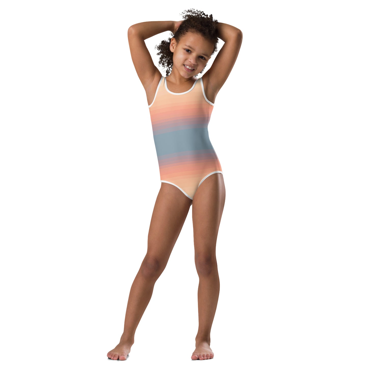 Minimalist Sunset Toddlers/Kids Swimsuit