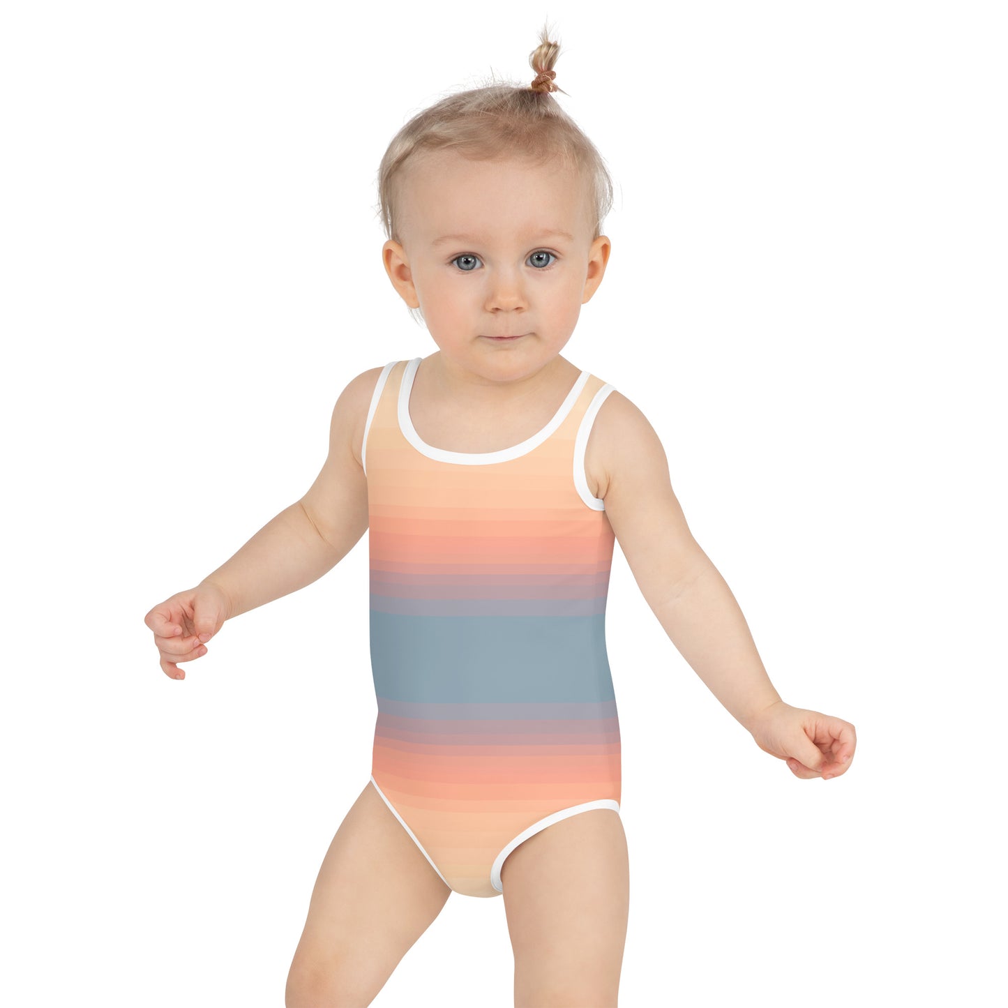 Minimalist Sunset Toddlers/Kids Swimsuit
