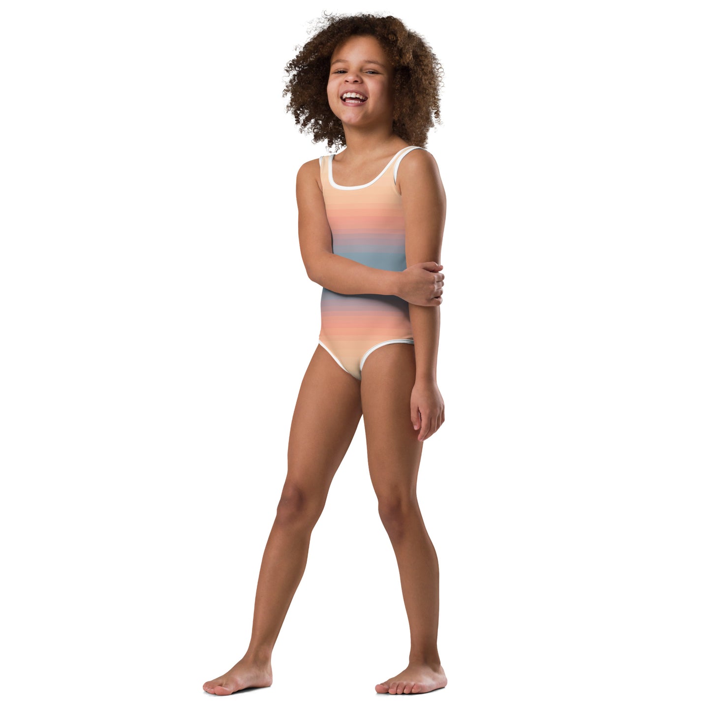 Minimalist Sunset Toddlers/Kids Swimsuit