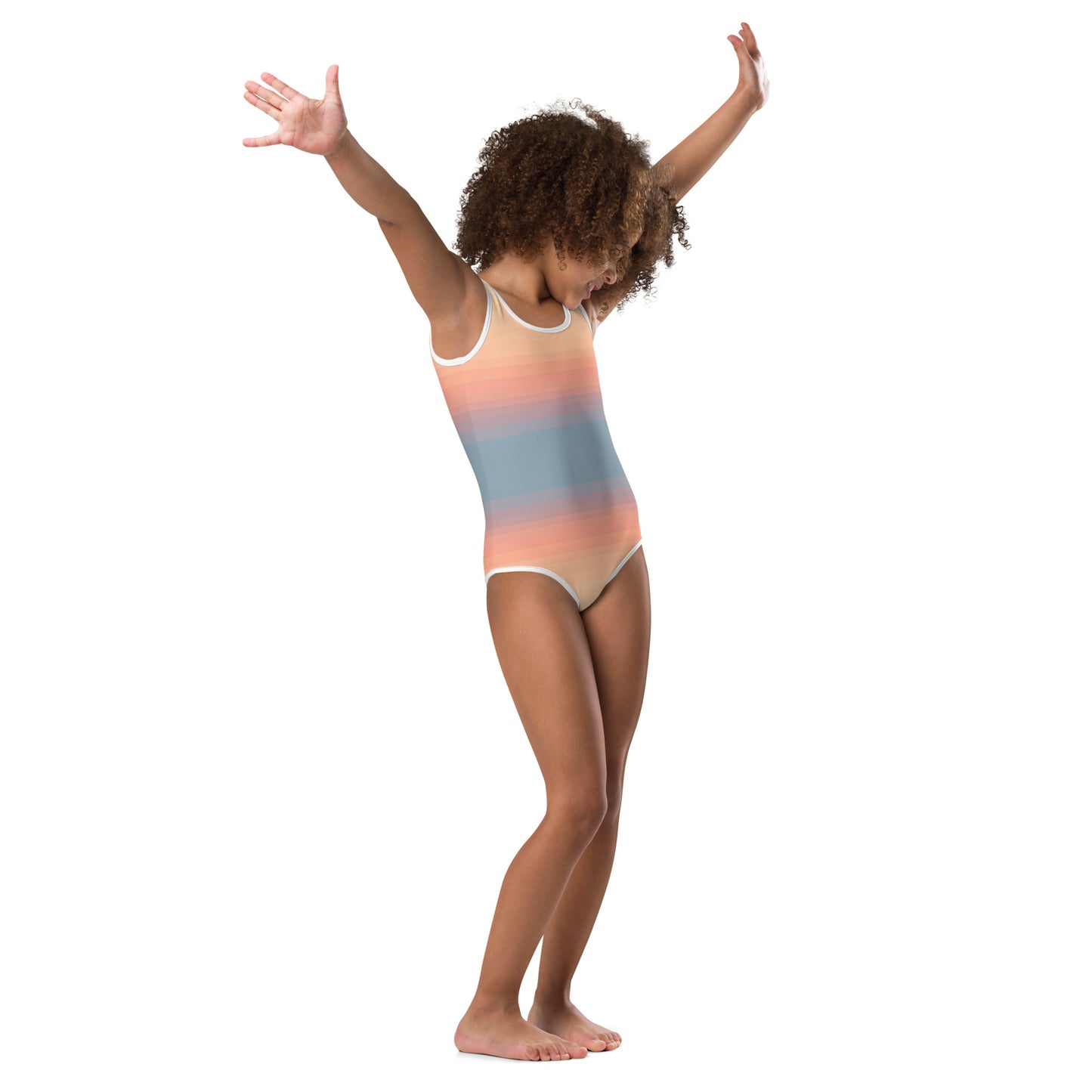 Minimalist Sunset Toddlers/Kids Swimsuit