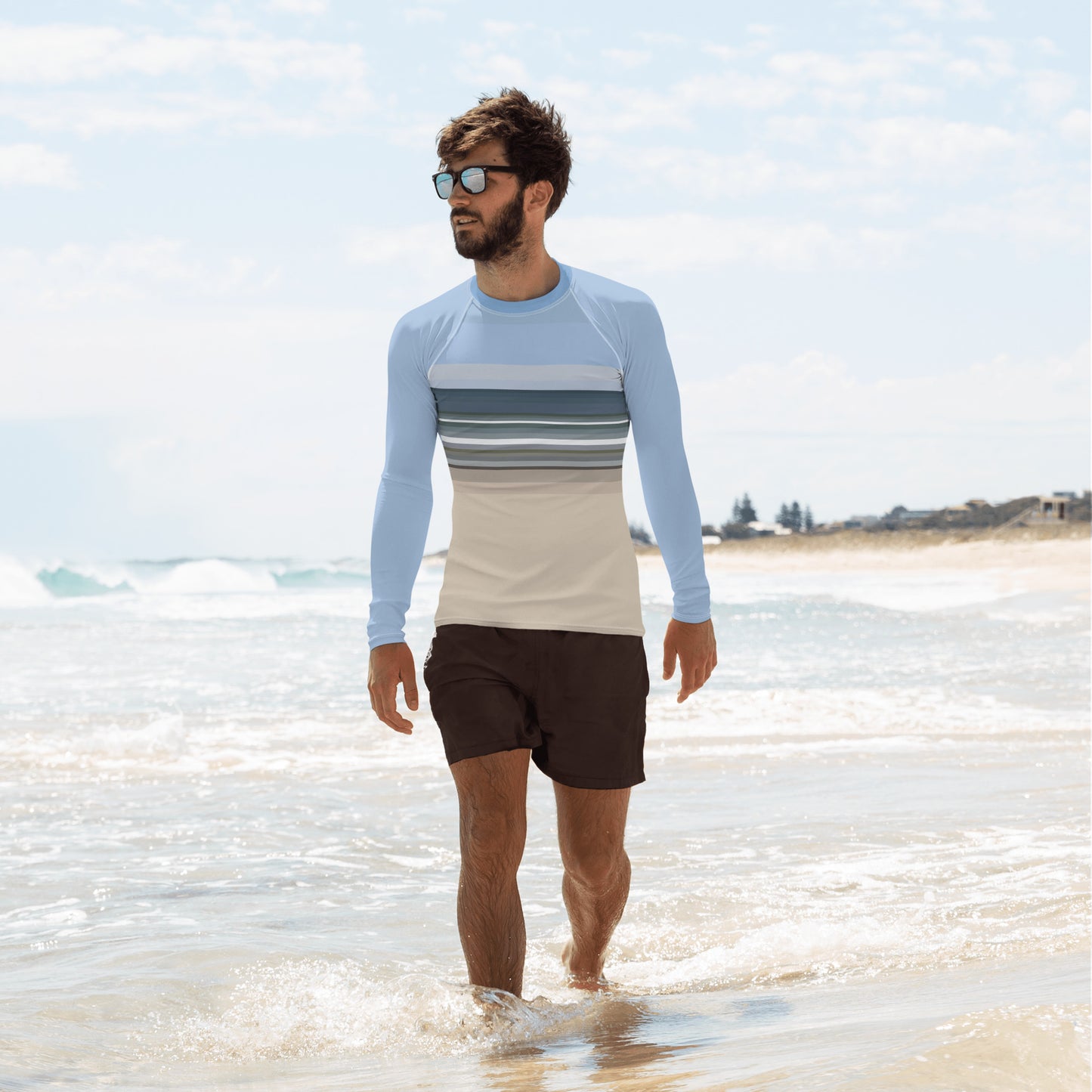Sky Surf Sand Men's Rash Guard