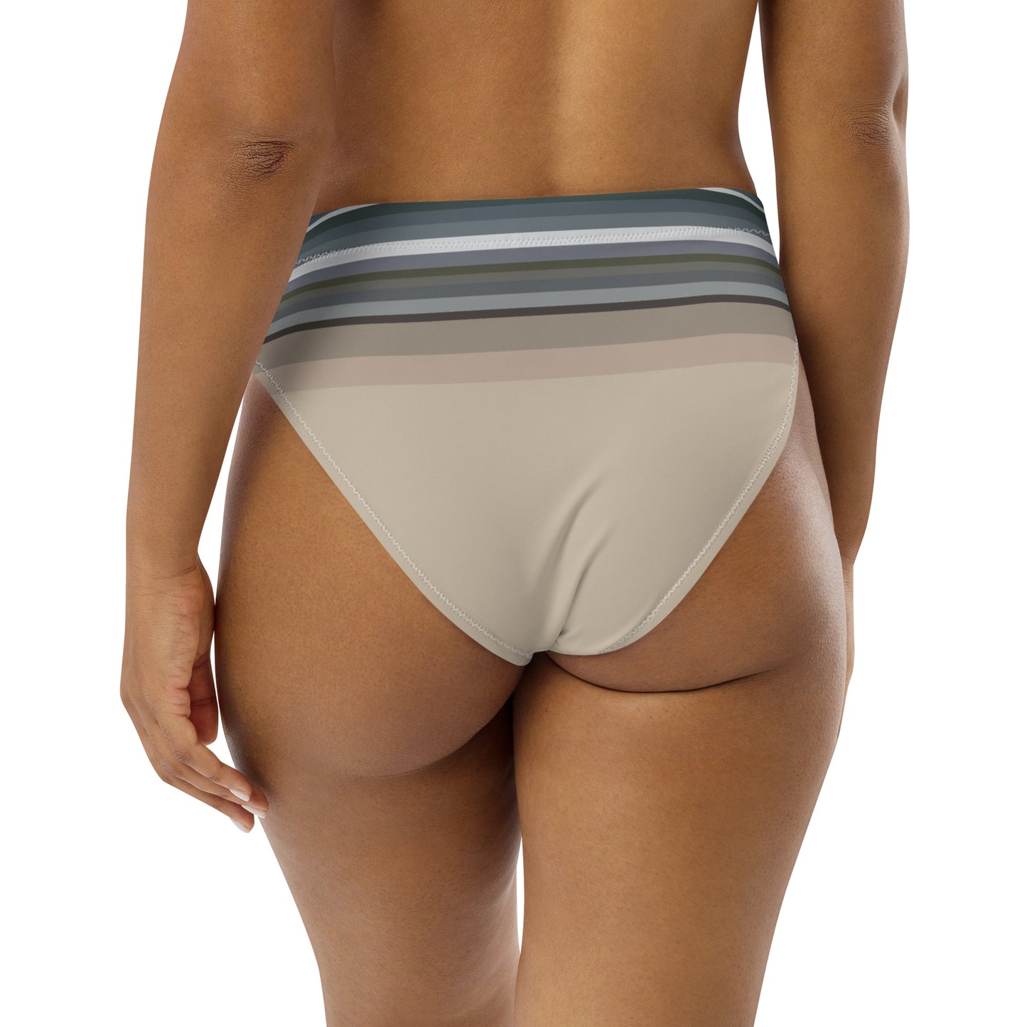 Sky Surf Sand Recycled High-Waisted Bikini Bottom