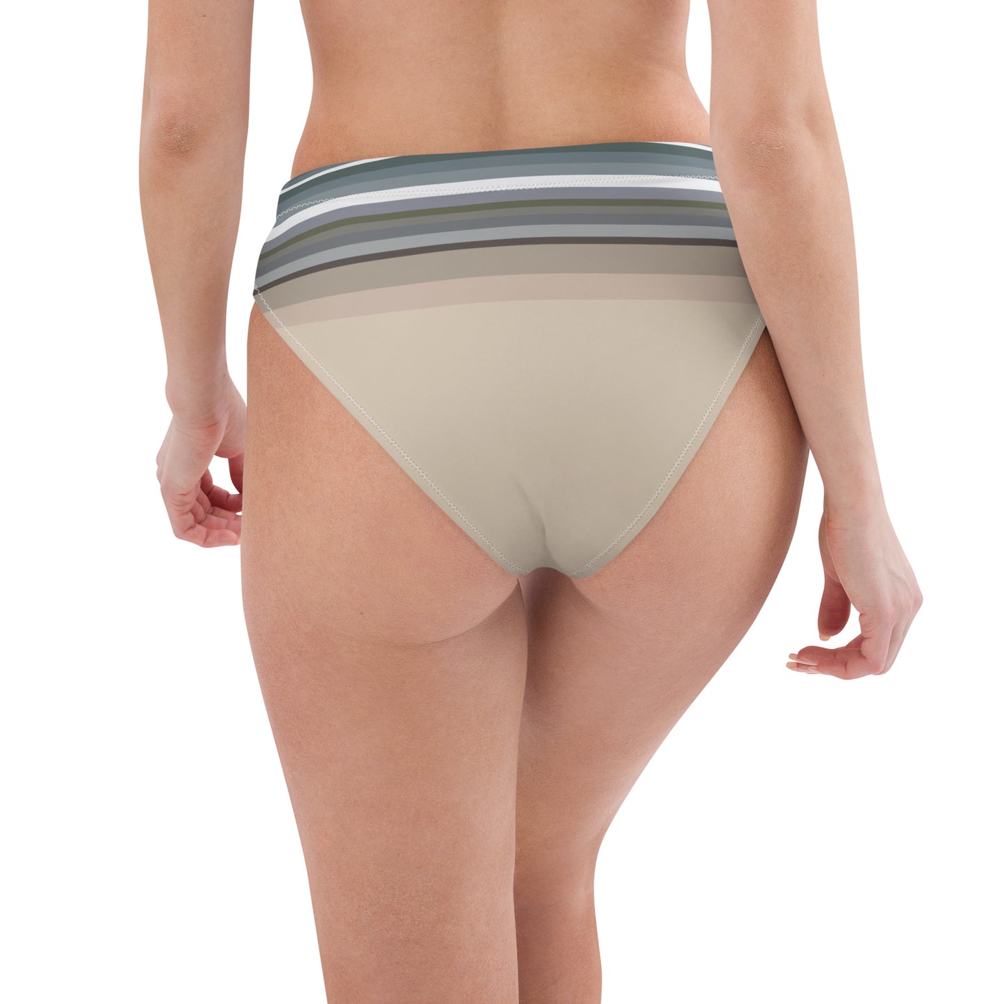 Sky Surf Sand Recycled High-Waisted Bikini Bottom