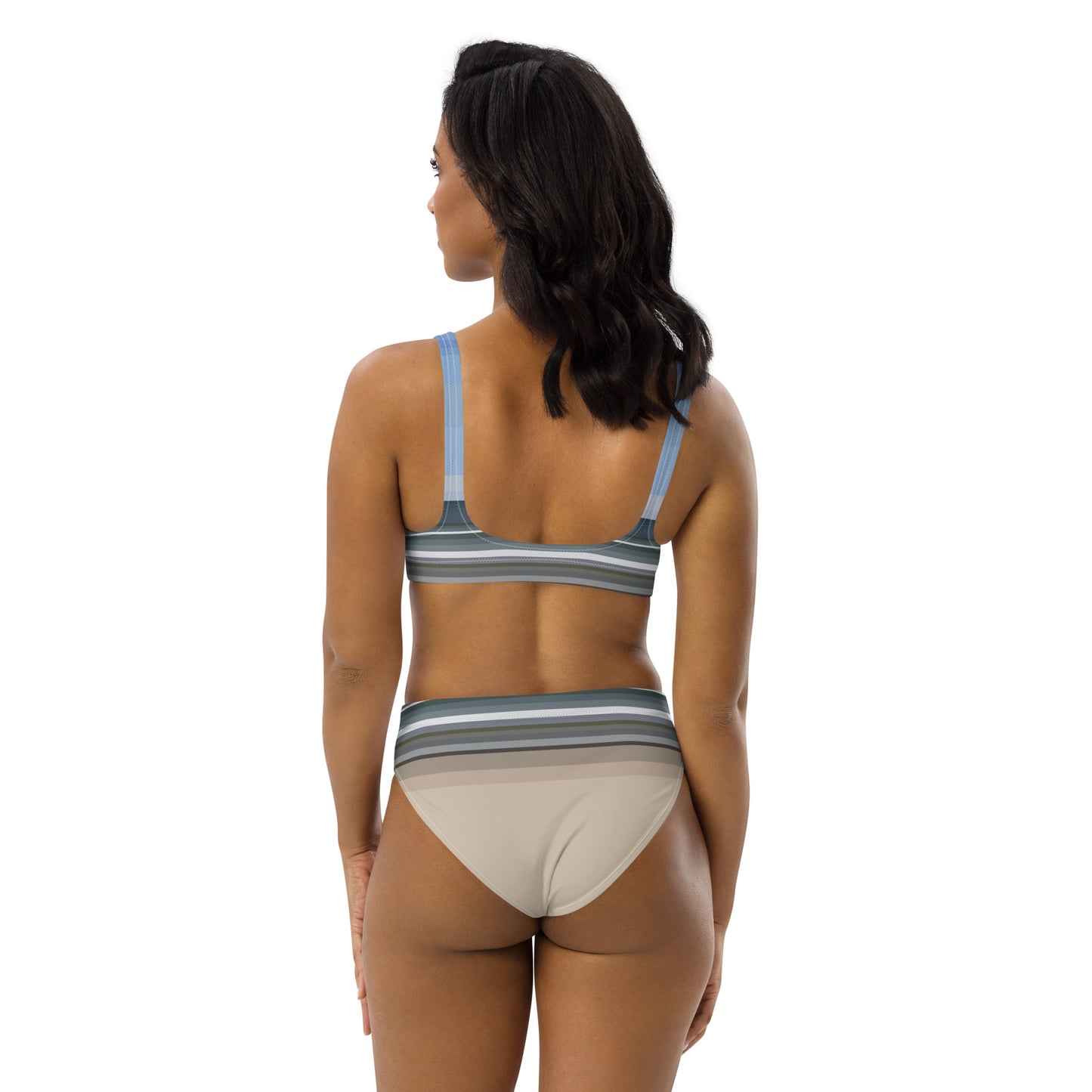 Sky Surf Sand Recycled High-Waisted Bikini