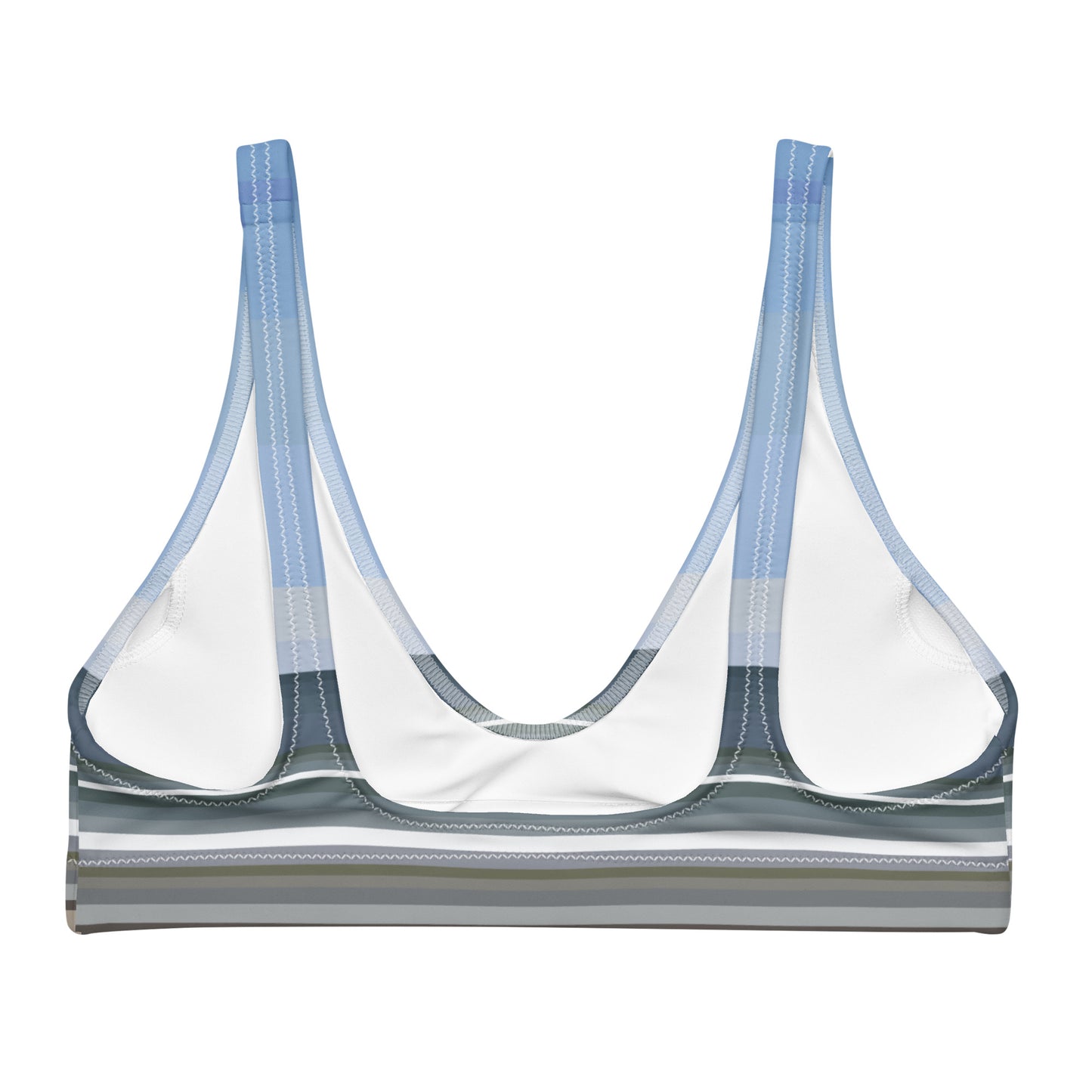 Sky Surf Sand Recycled Padded Bikini Top