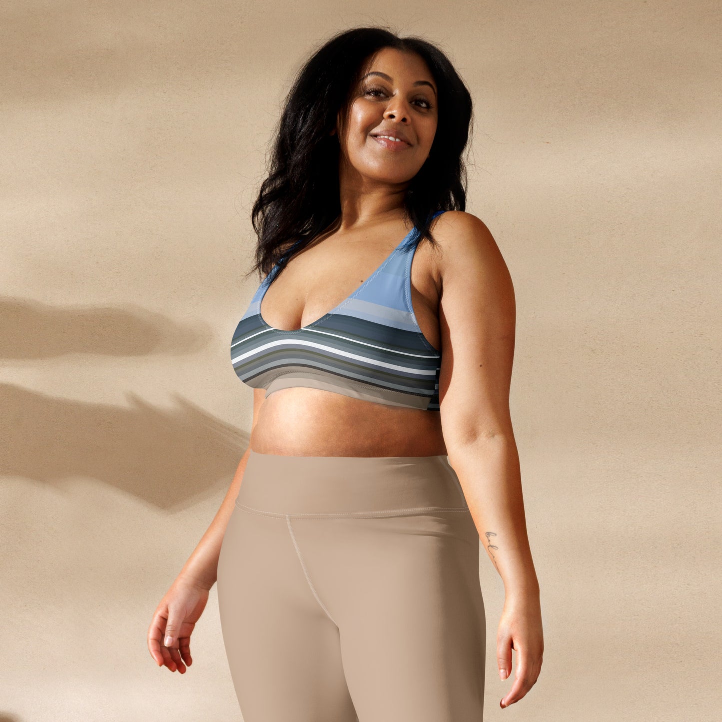 Sky Surf Sand Recycled Padded Bikini Top