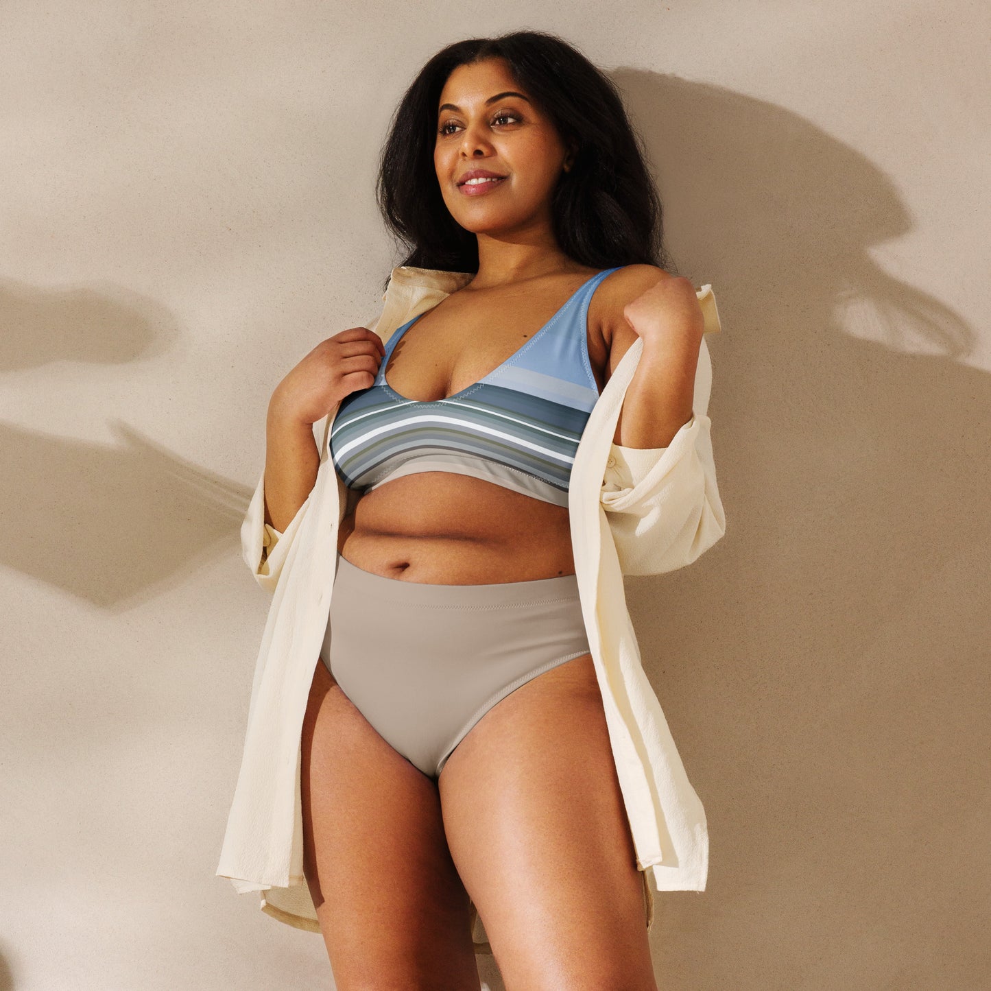 Sky Surf Sand Recycled Padded Bikini Top