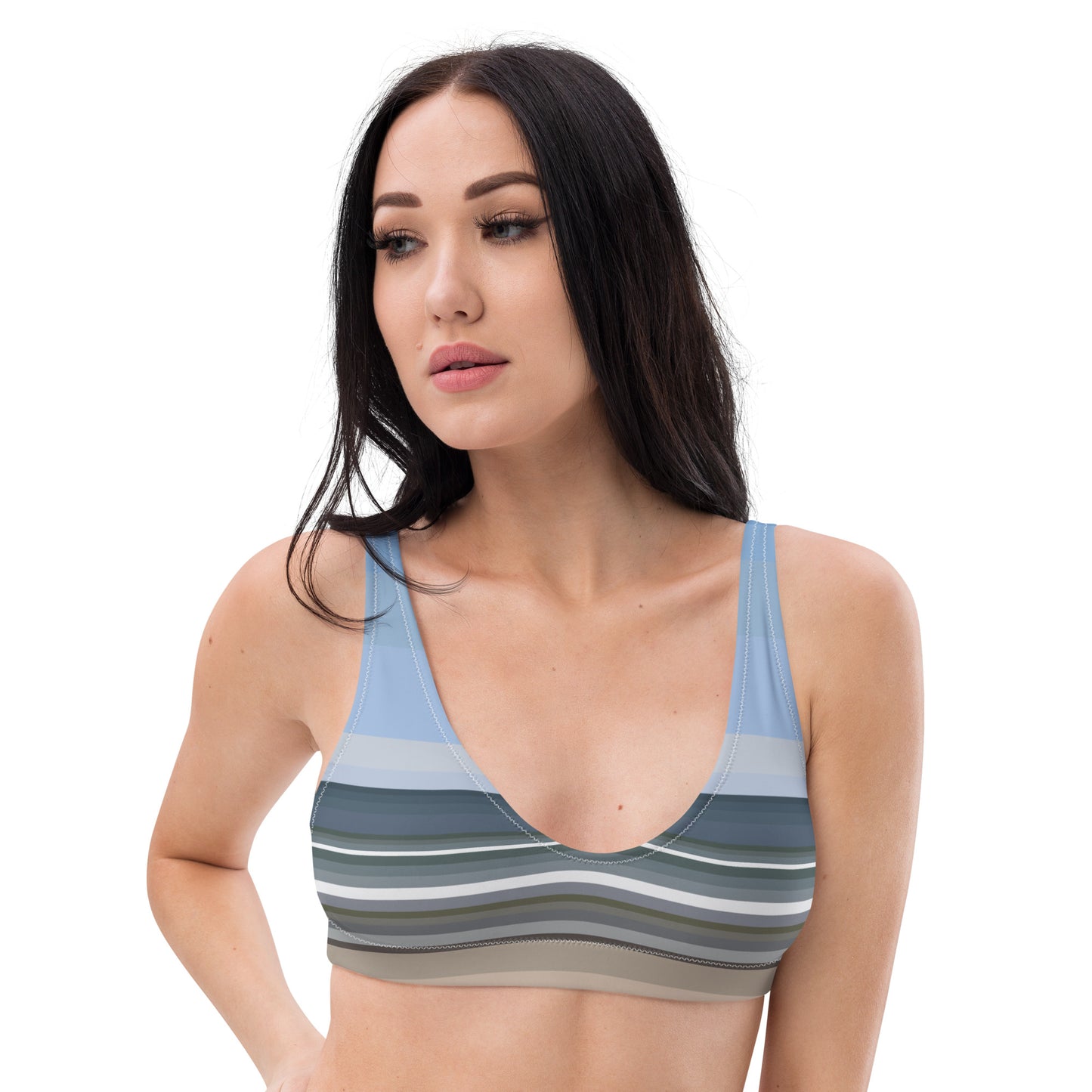 Sky Surf Sand Recycled Padded Bikini Top