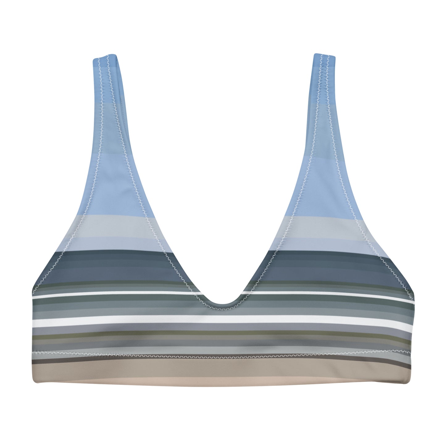 Sky Surf Sand Recycled Padded Bikini Top