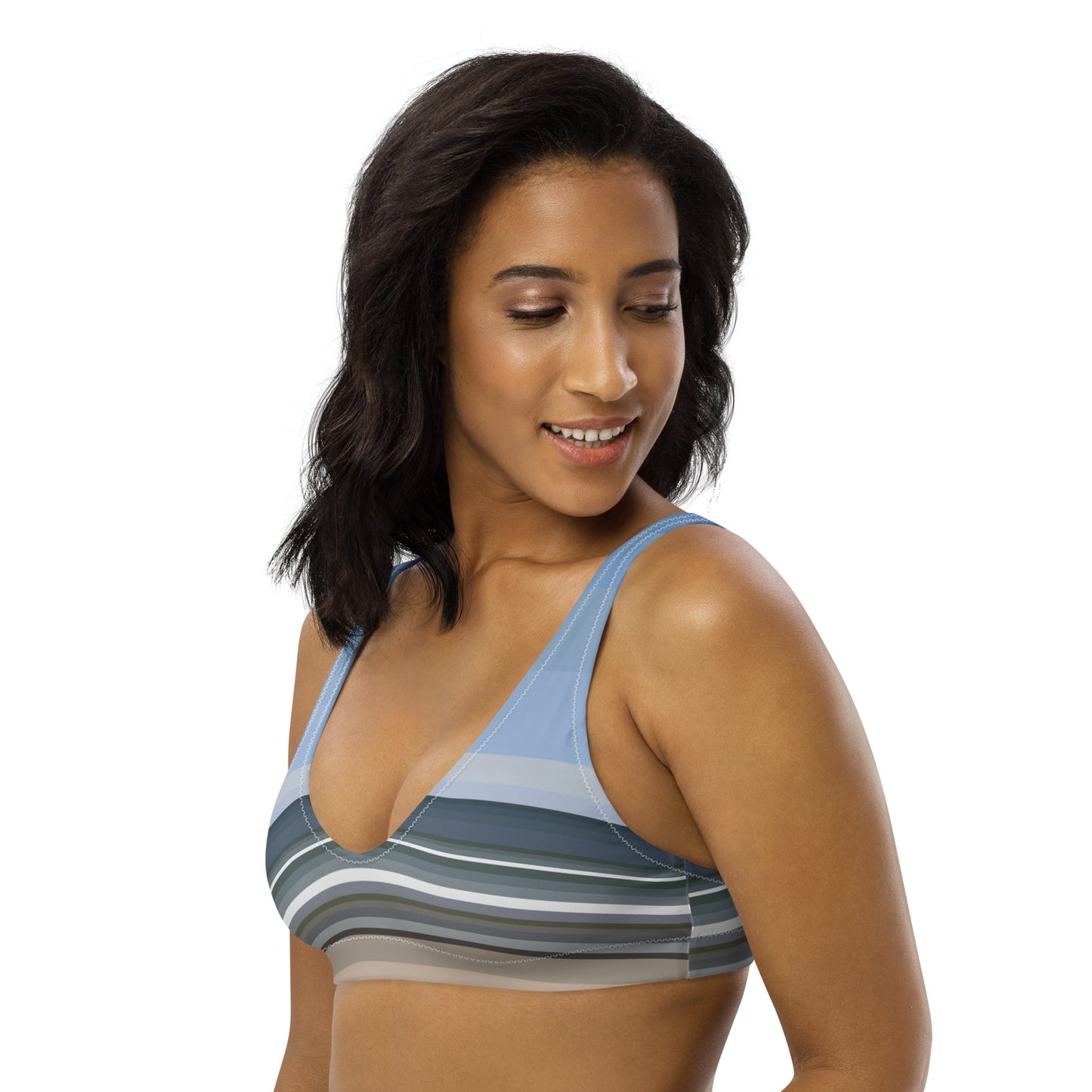 Sky Surf Sand Recycled Padded Bikini Top