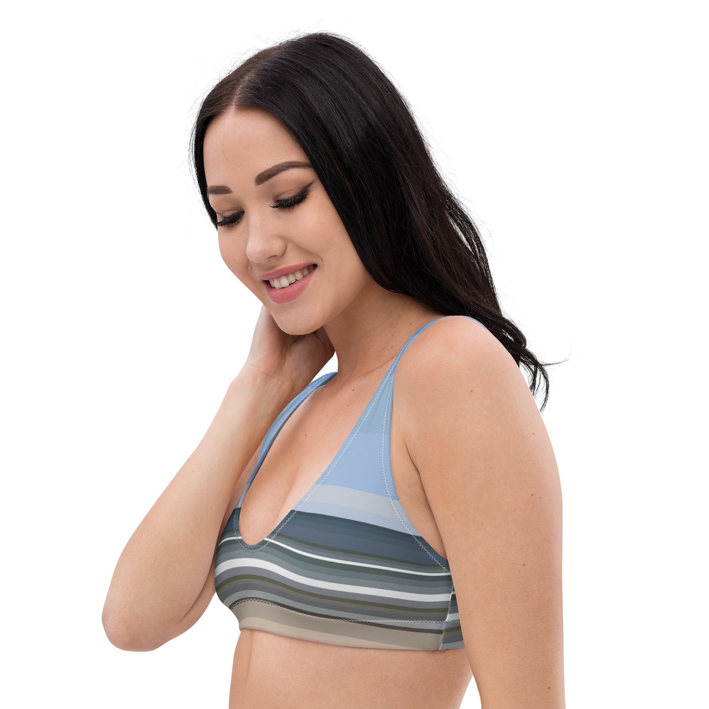Sky Surf Sand Recycled Padded Bikini Top
