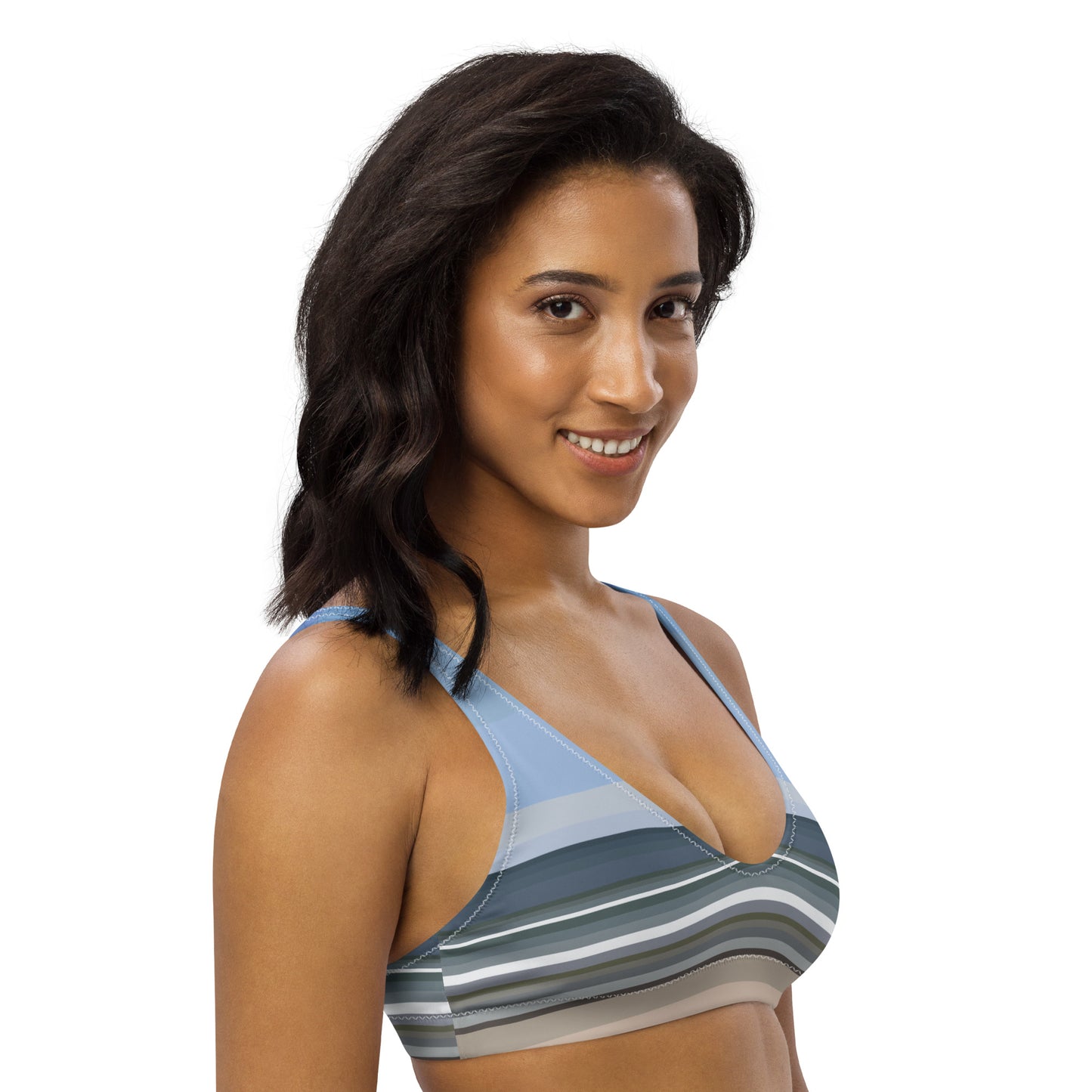 Sky Surf Sand Recycled Padded Bikini Top