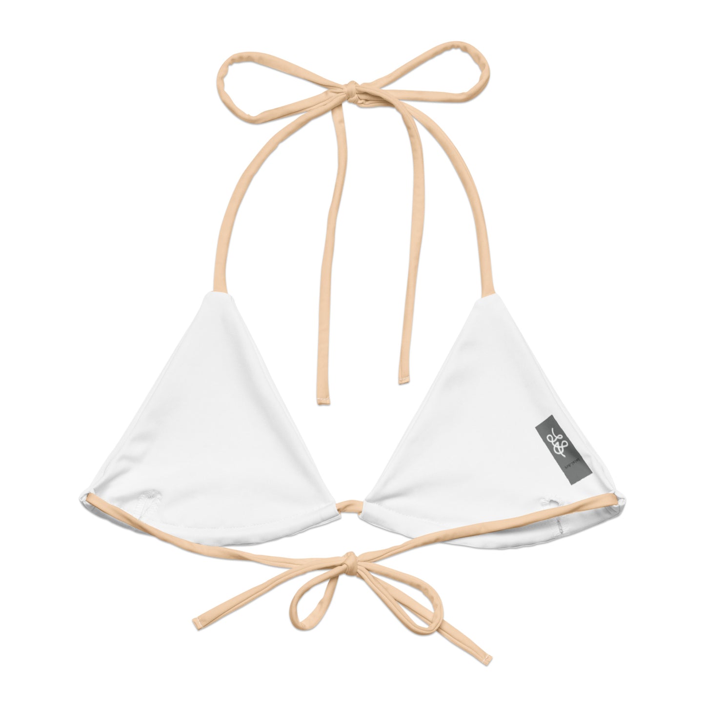 Minimalist Sunset Recycled String Bikini Top