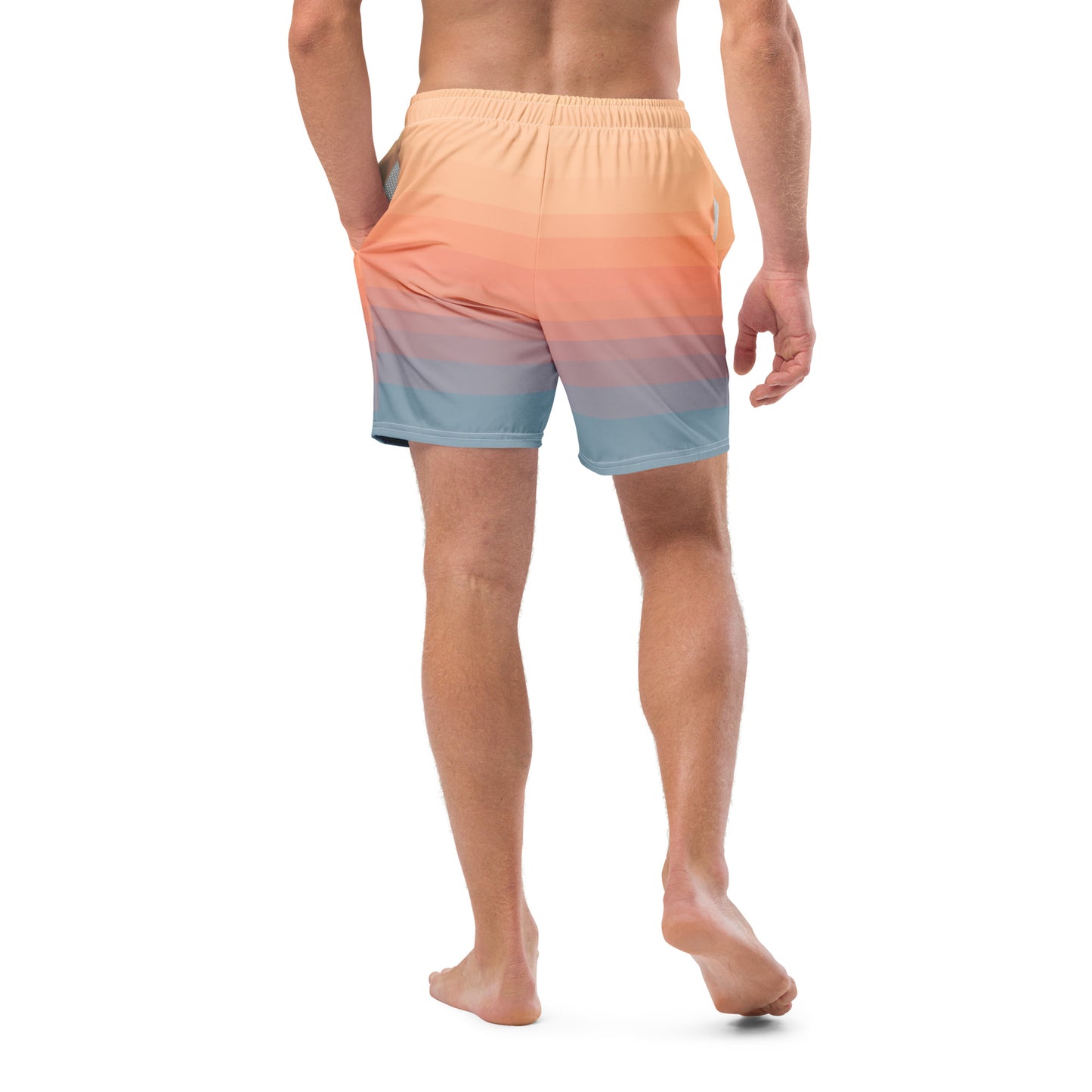 Minimalist Sunset Recycled Swim Trunks