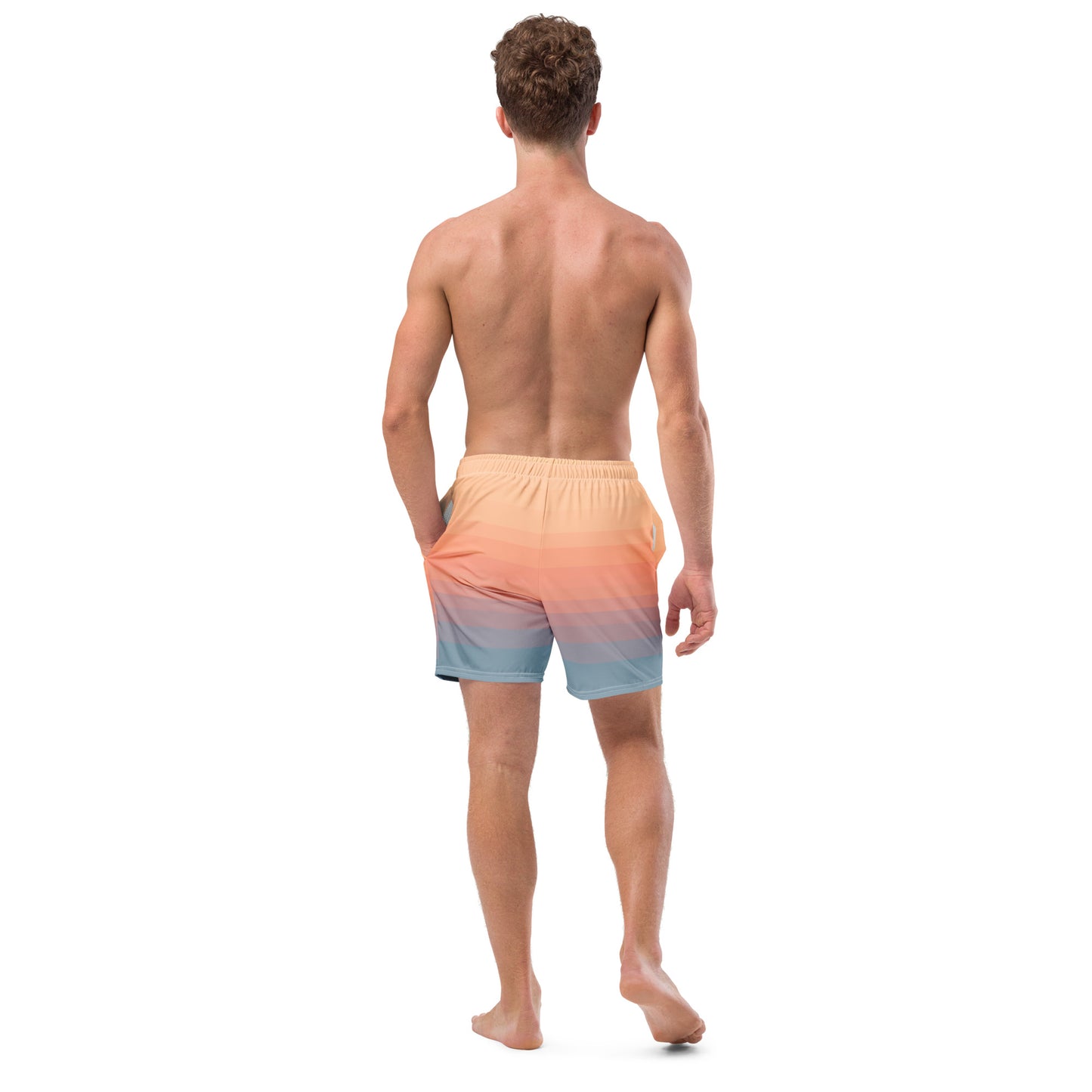 Minimalist Sunset Recycled Swim Trunks