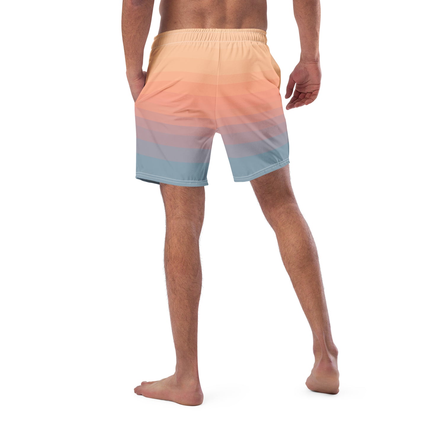 Minimalist Sunset Recycled Swim Trunks