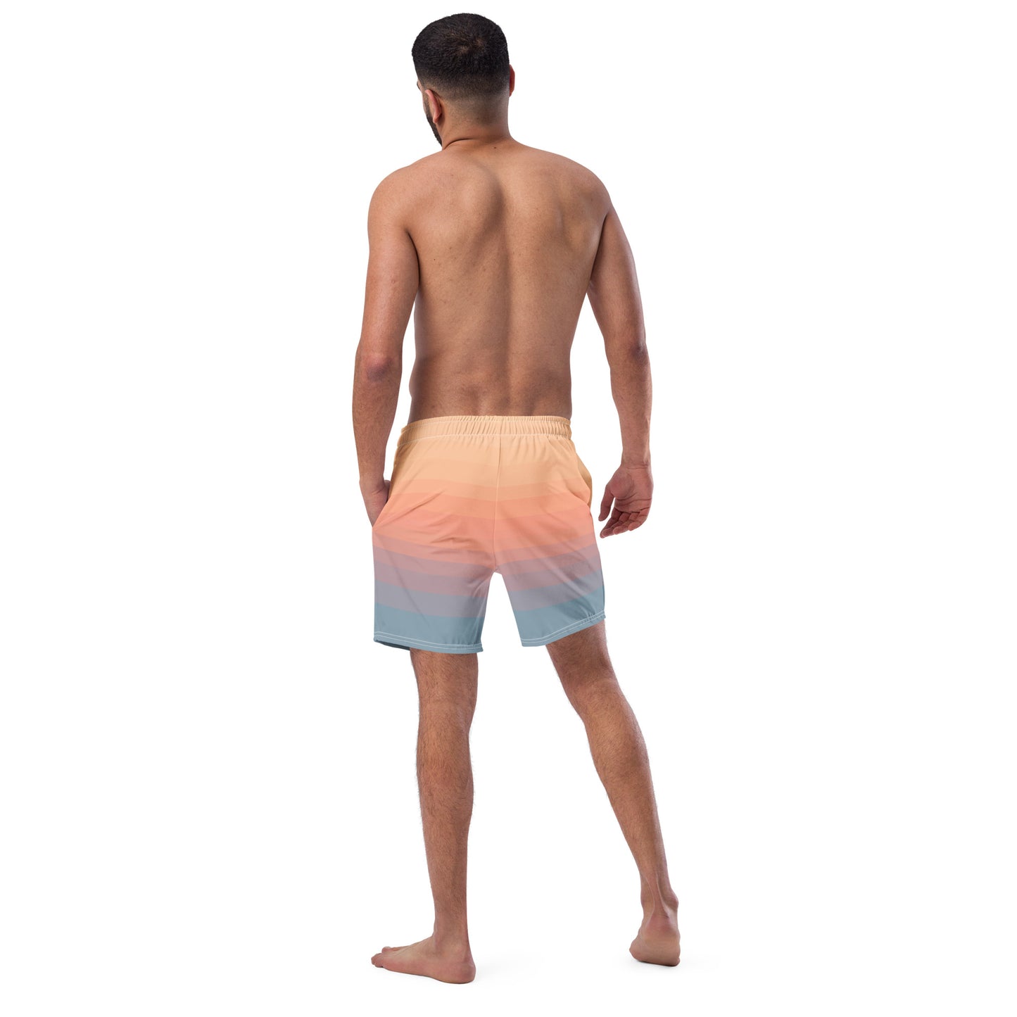 Minimalist Sunset Recycled Swim Trunks