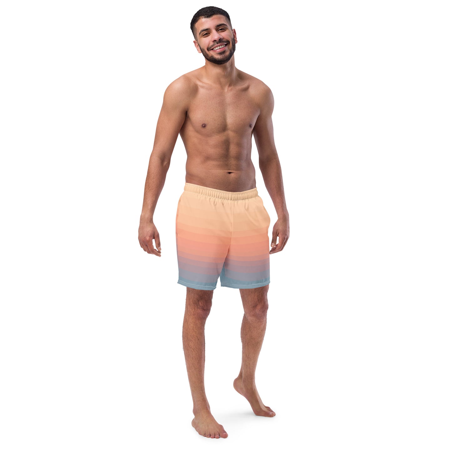 Minimalist Sunset Recycled Swim Trunks