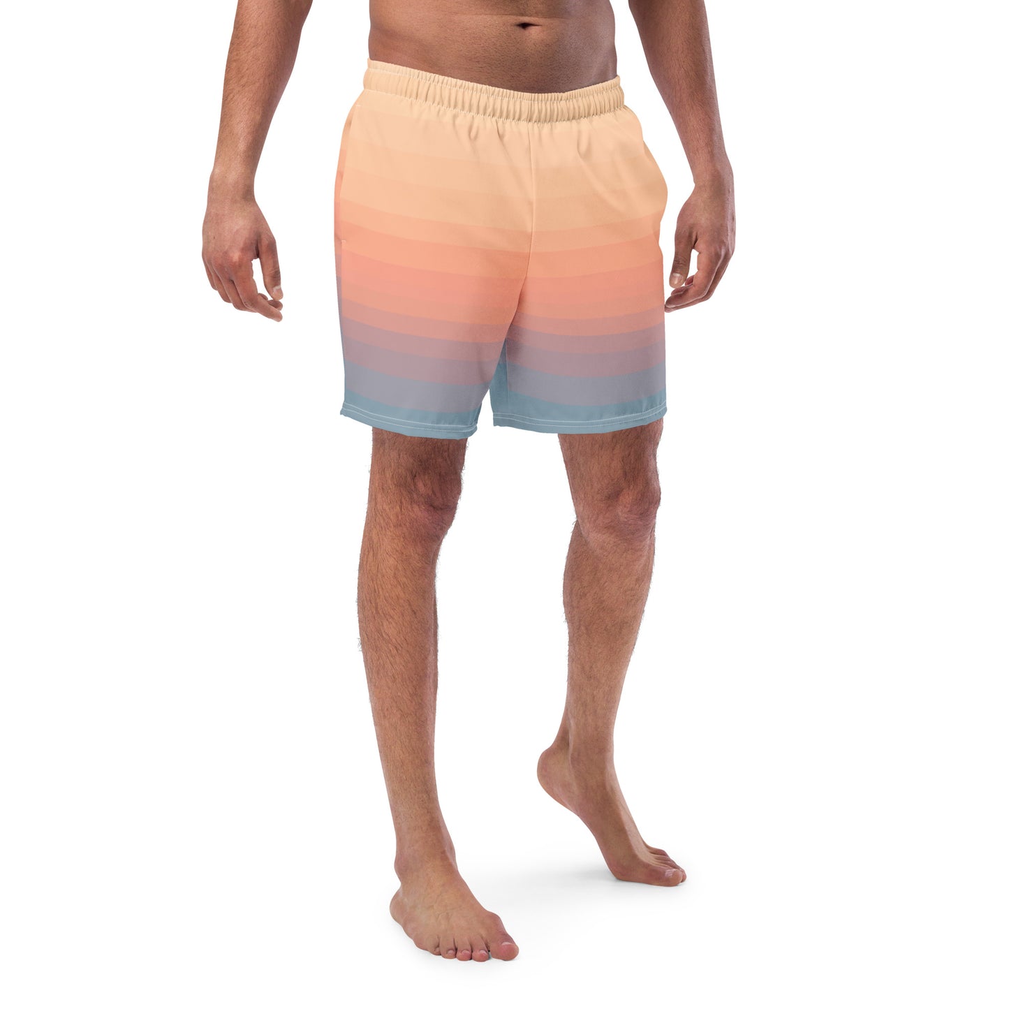 Minimalist Sunset Recycled Swim Trunks