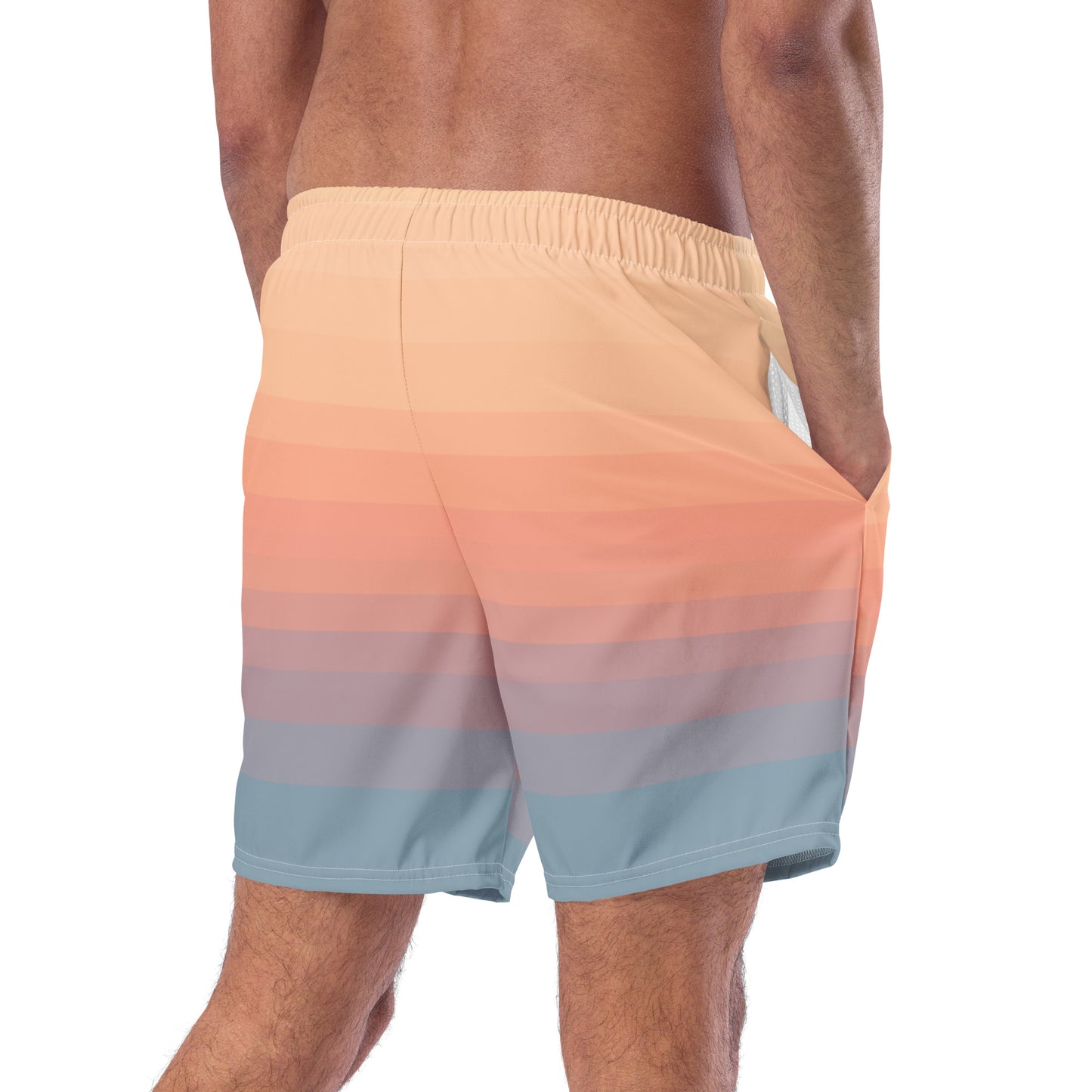 Minimalist Sunset Recycled Swim Trunks