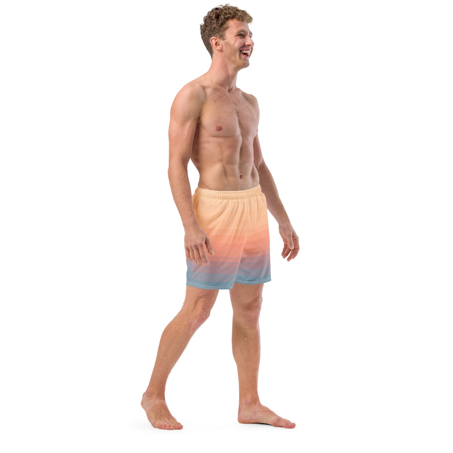 Minimalist Sunset Recycled Swim Trunks