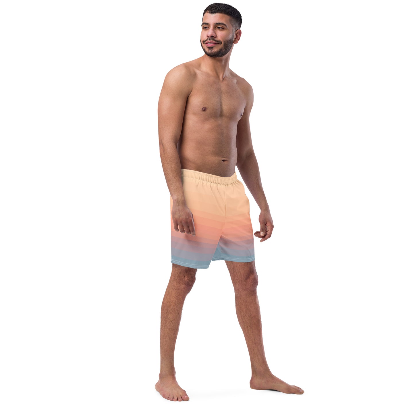 Minimalist Sunset Recycled Swim Trunks
