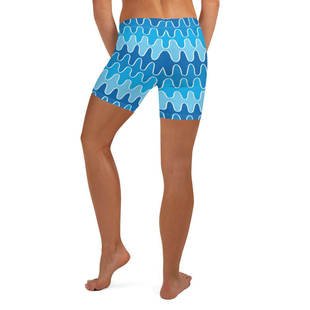 Squiggle Waves Fitted Shorts