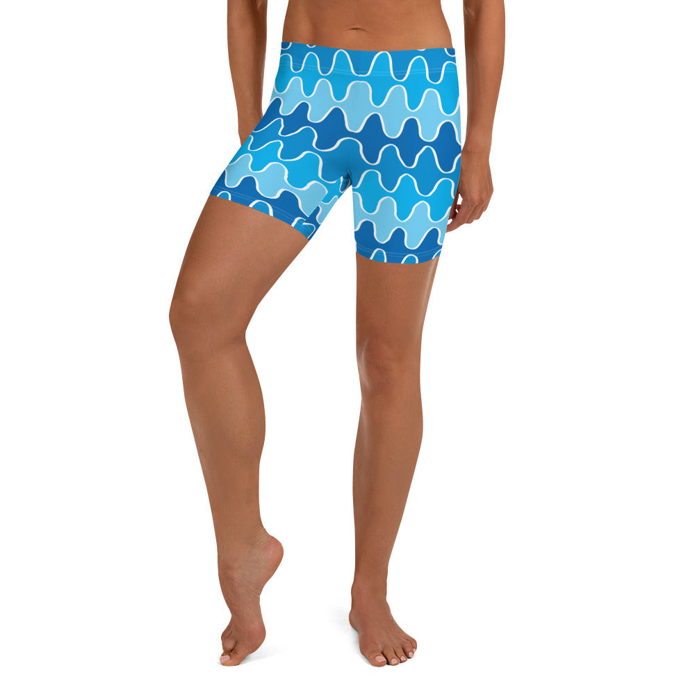 Squiggle Waves Fitted Shorts