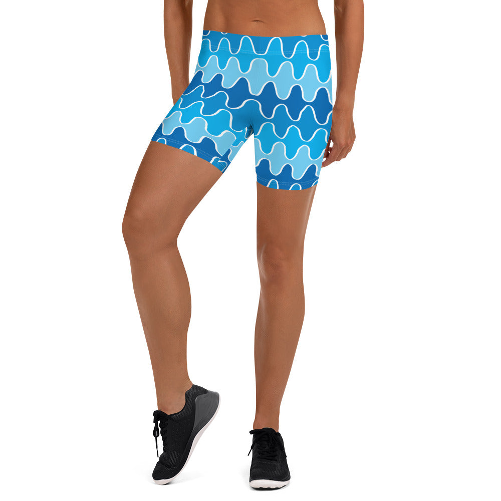 Squiggle Waves Fitted Shorts