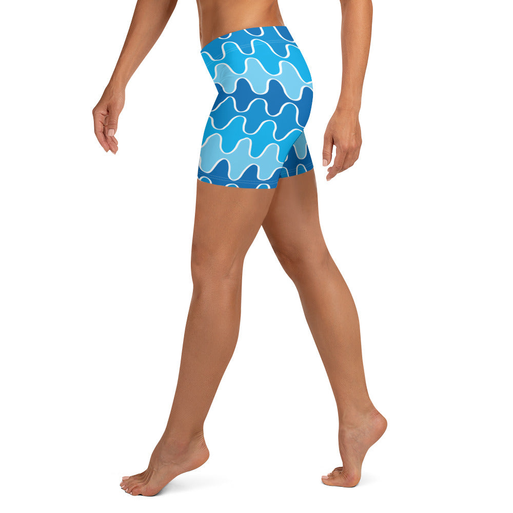 Squiggle Waves Fitted Shorts