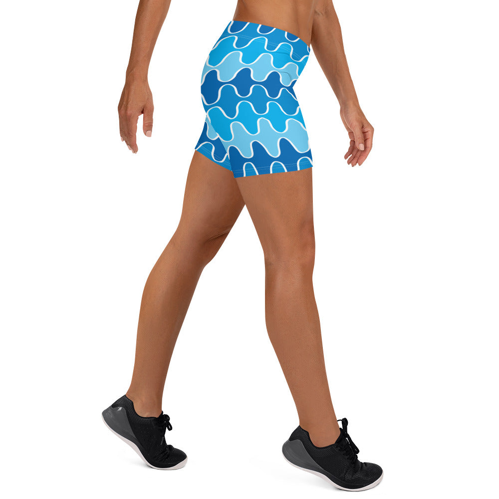 Squiggle Waves Fitted Shorts