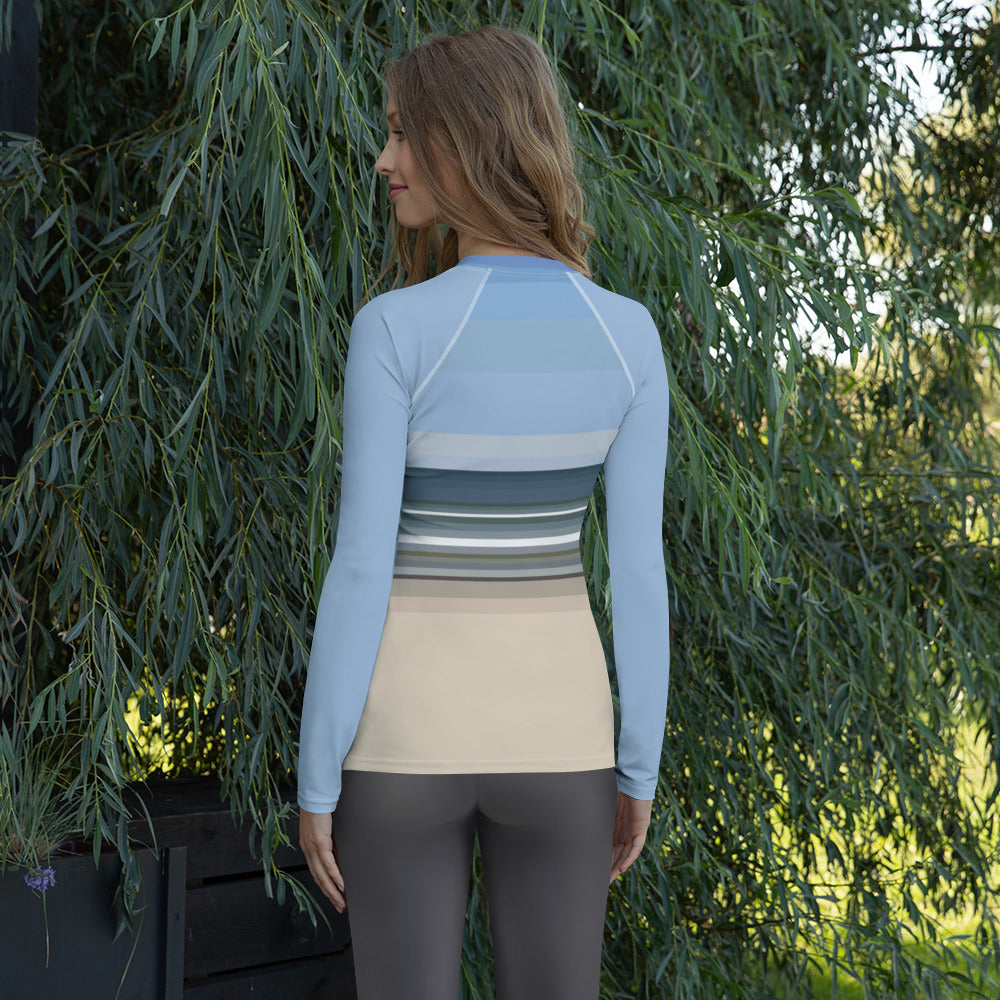 Sky Surf Sand Women's Rash Guard