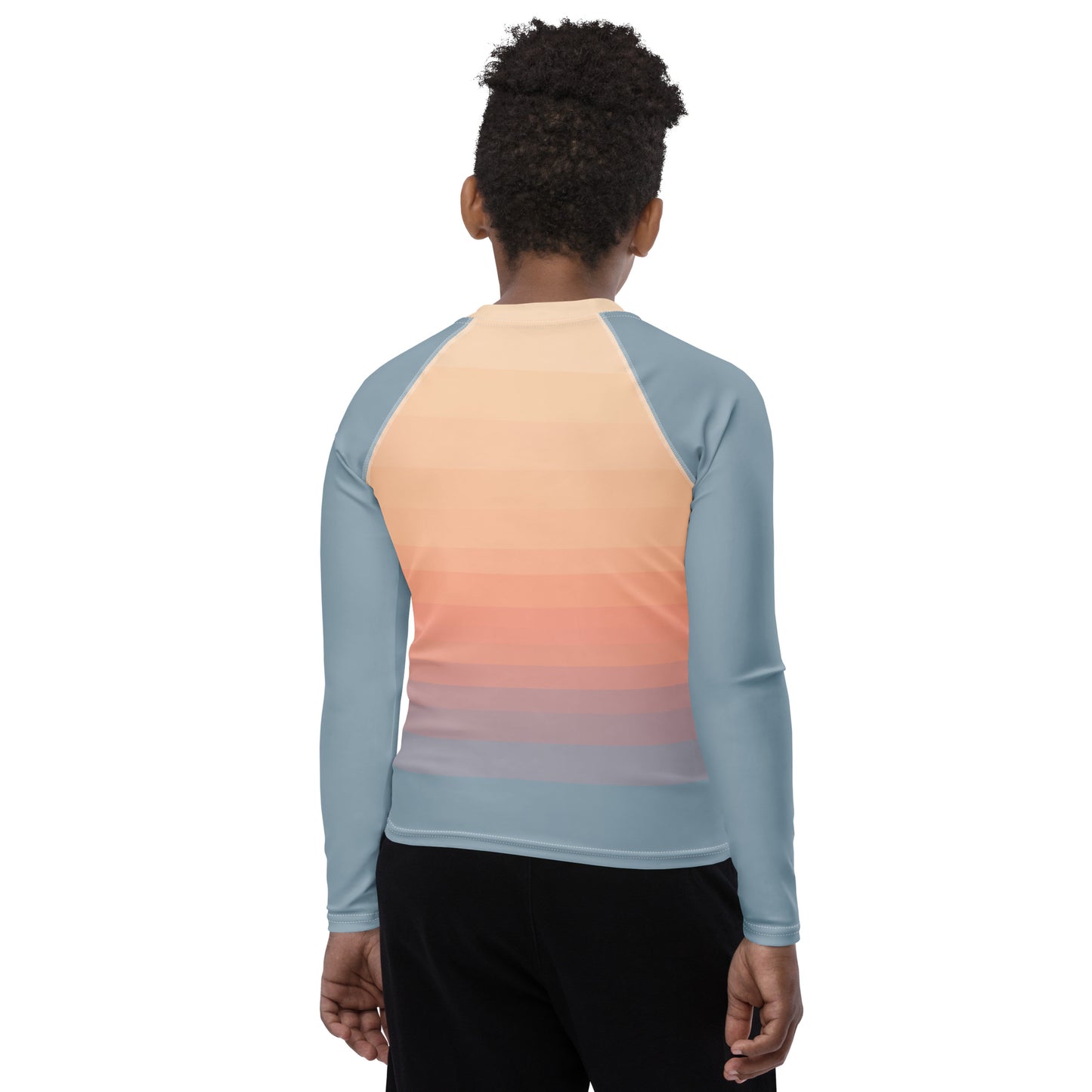 Minimalist Sunset Youth Rash Guard