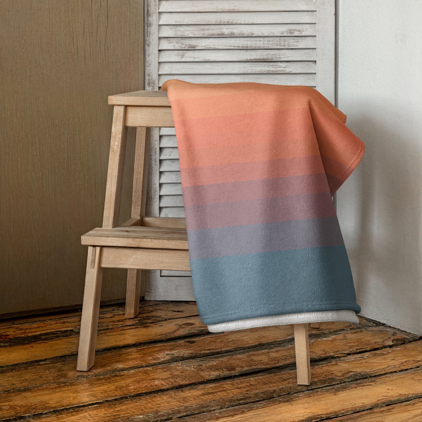 Minimalist Sunset Bath & Beach Towel