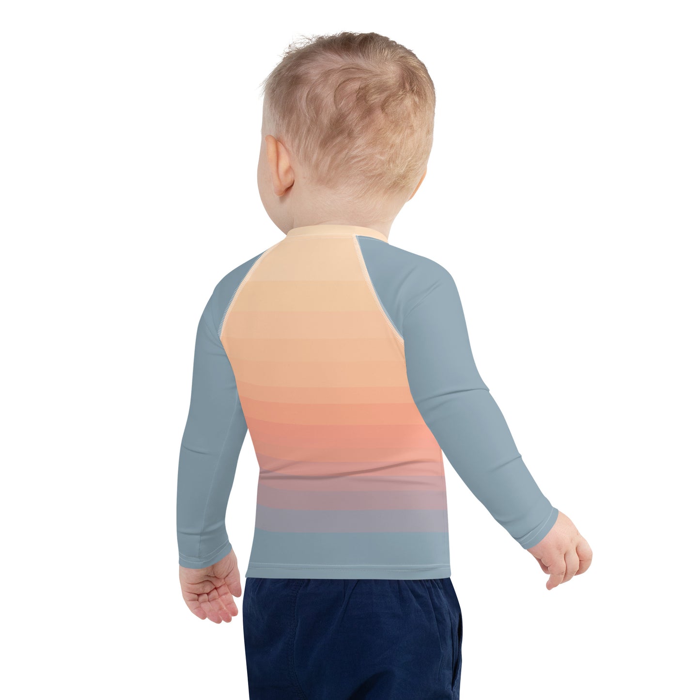 Minimalist Sunset Kids Rash Guard