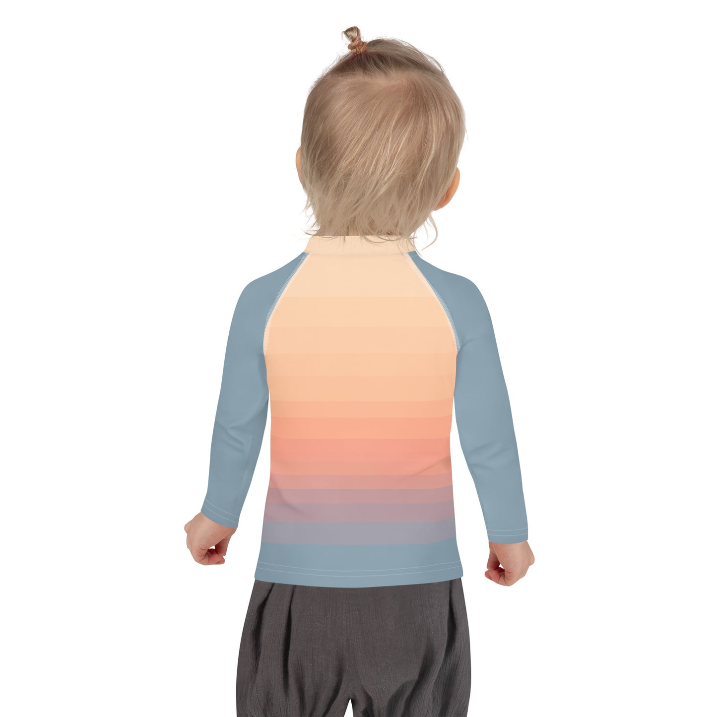 Minimalist Sunset Kids Rash Guard