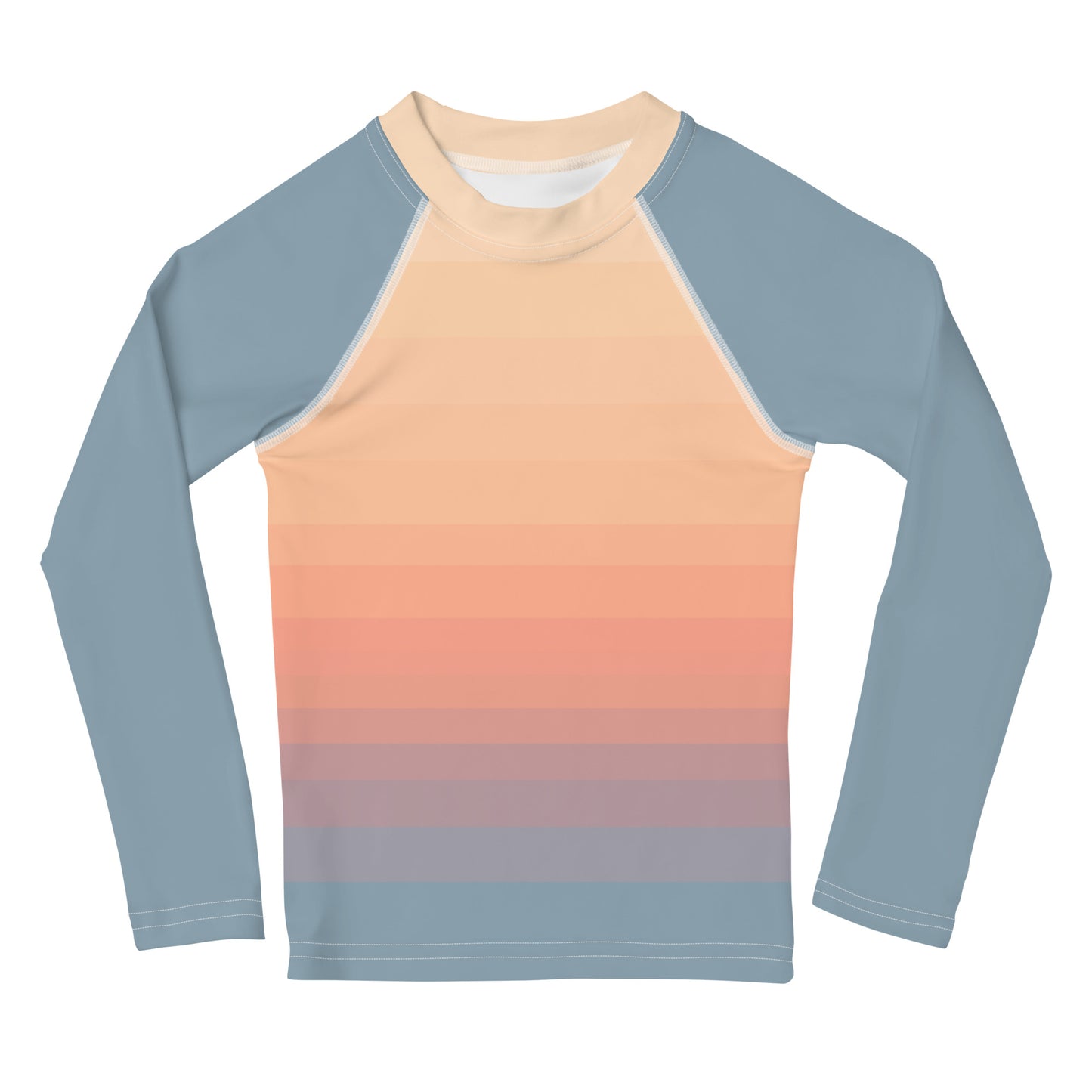 Minimalist Sunset Kids Rash Guard