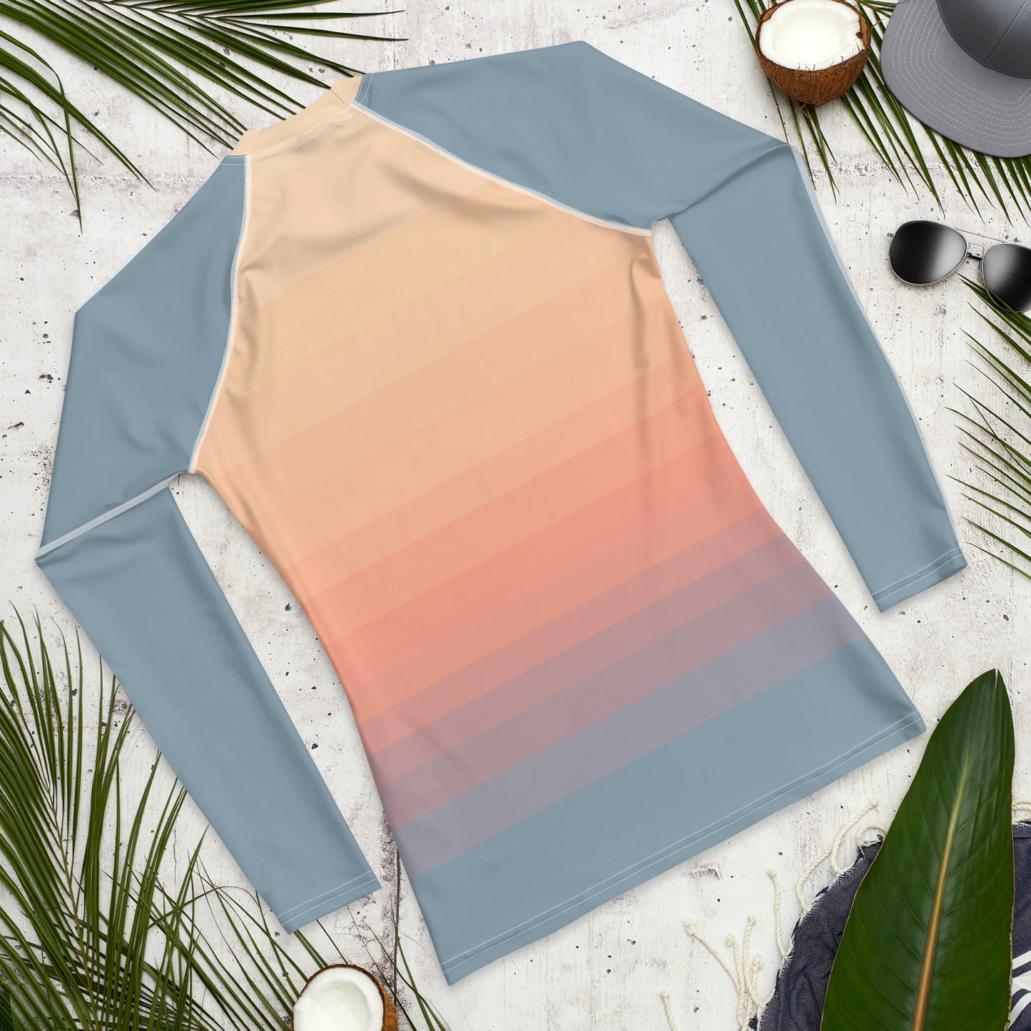 Minimalist Sunset Men's Rash Guard