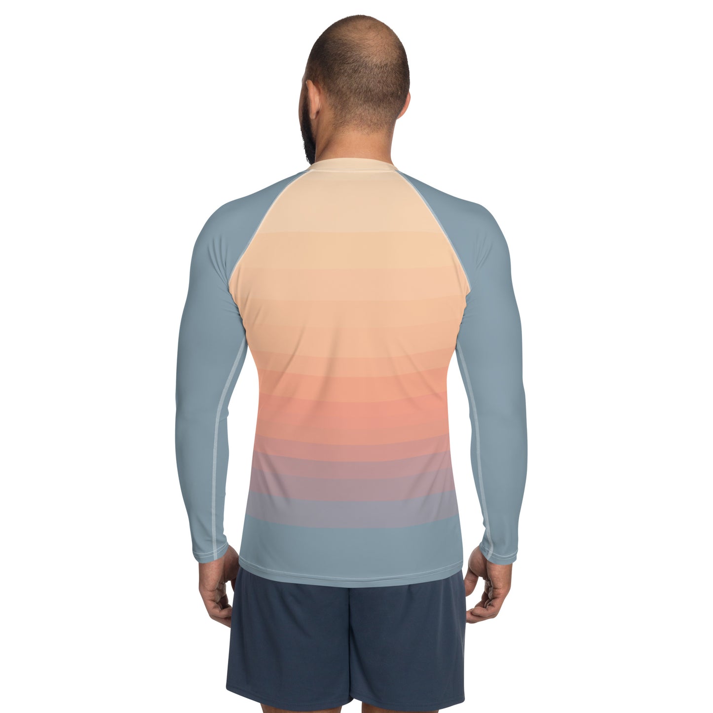 Minimalist Sunset Men's Rash Guard