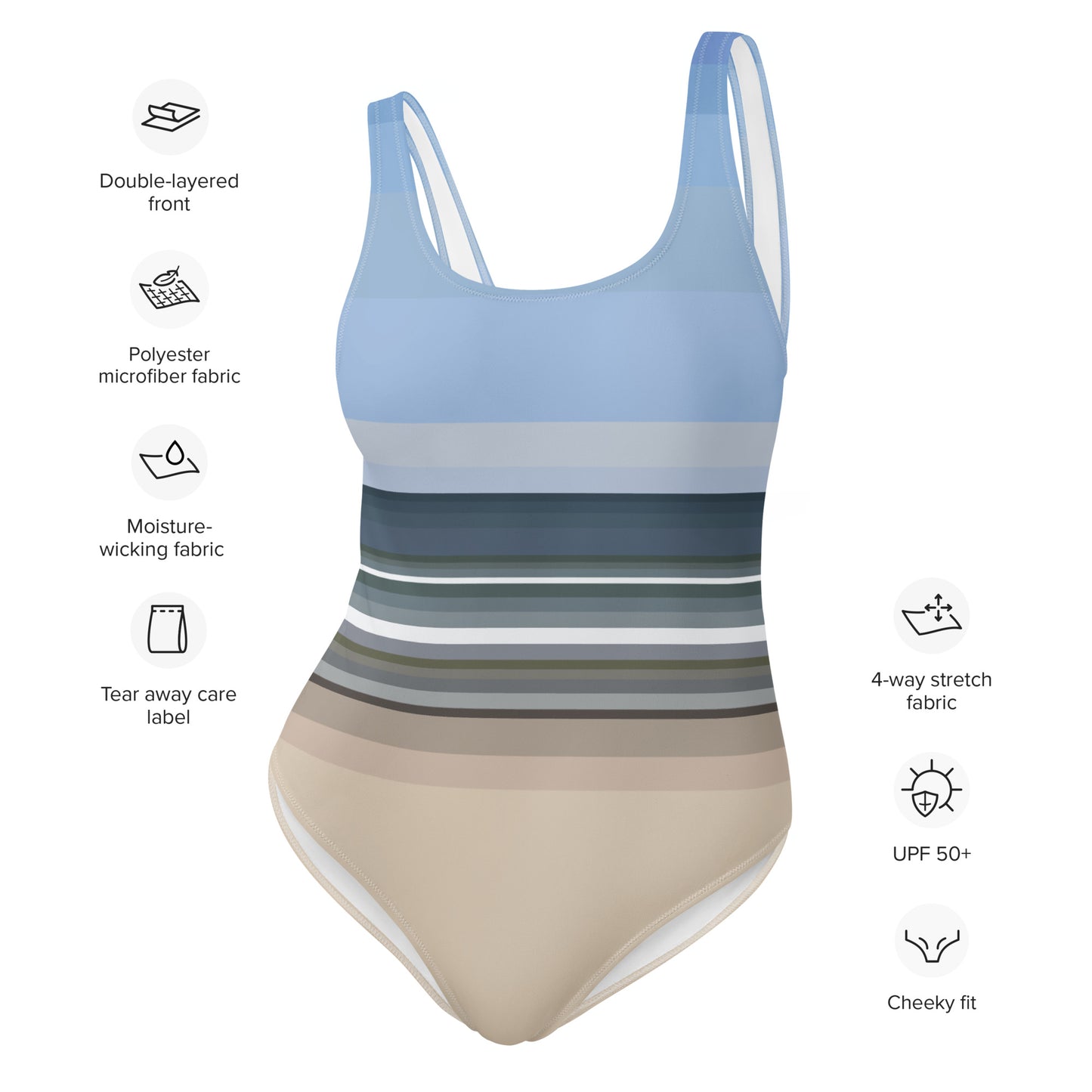 Sky Surf Sand One-Piece Swimsuit