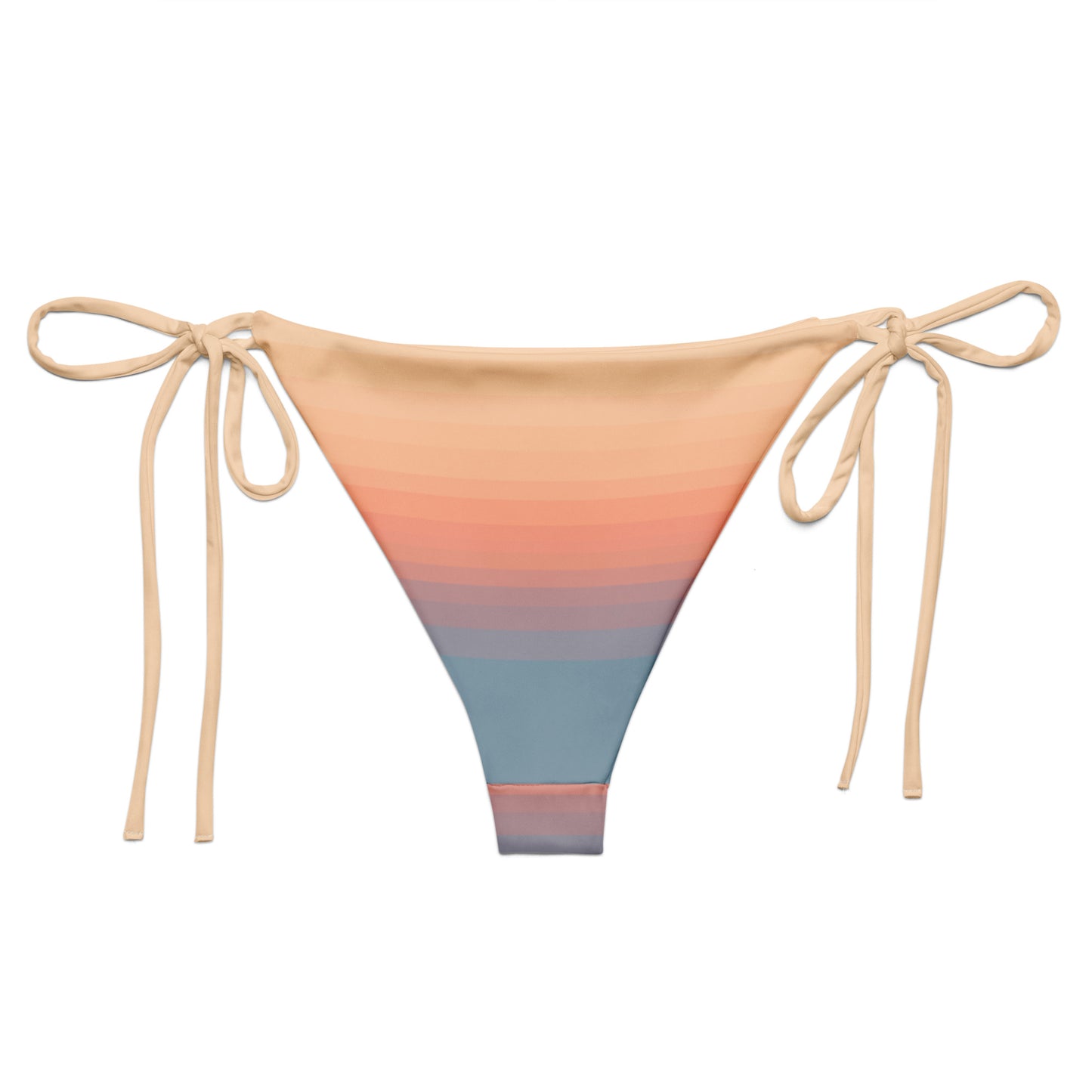 Minimalist Sunset Recycled String Bikini Bottom