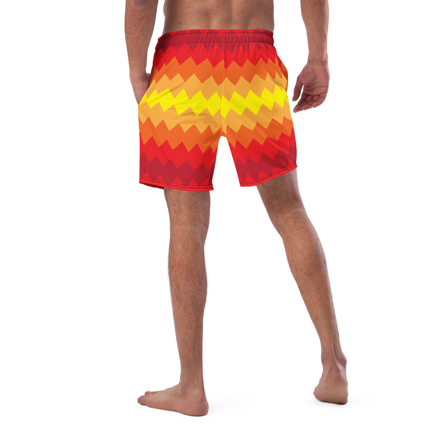 Zigzag Rays Recycled Swim Trunks