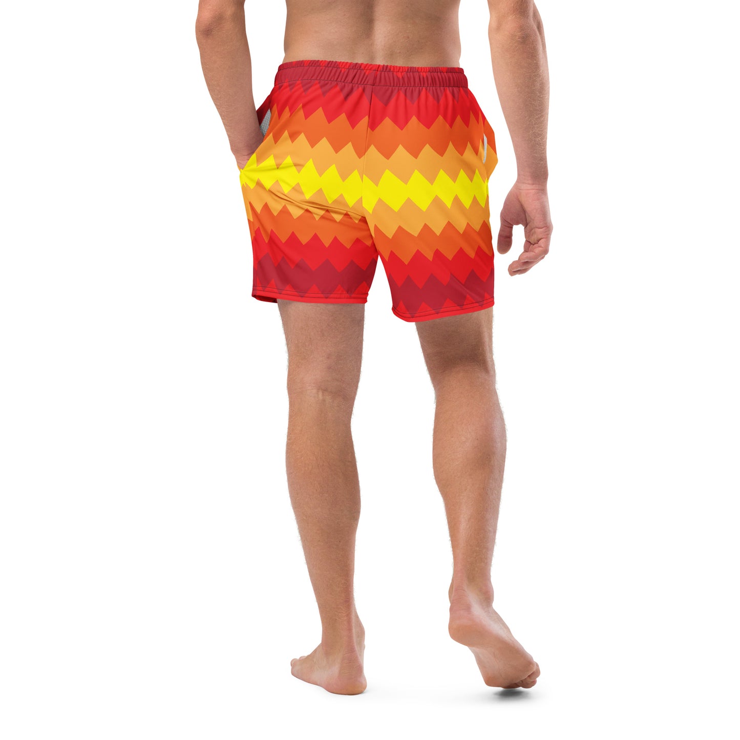 Zigzag Rays Recycled Swim Trunks