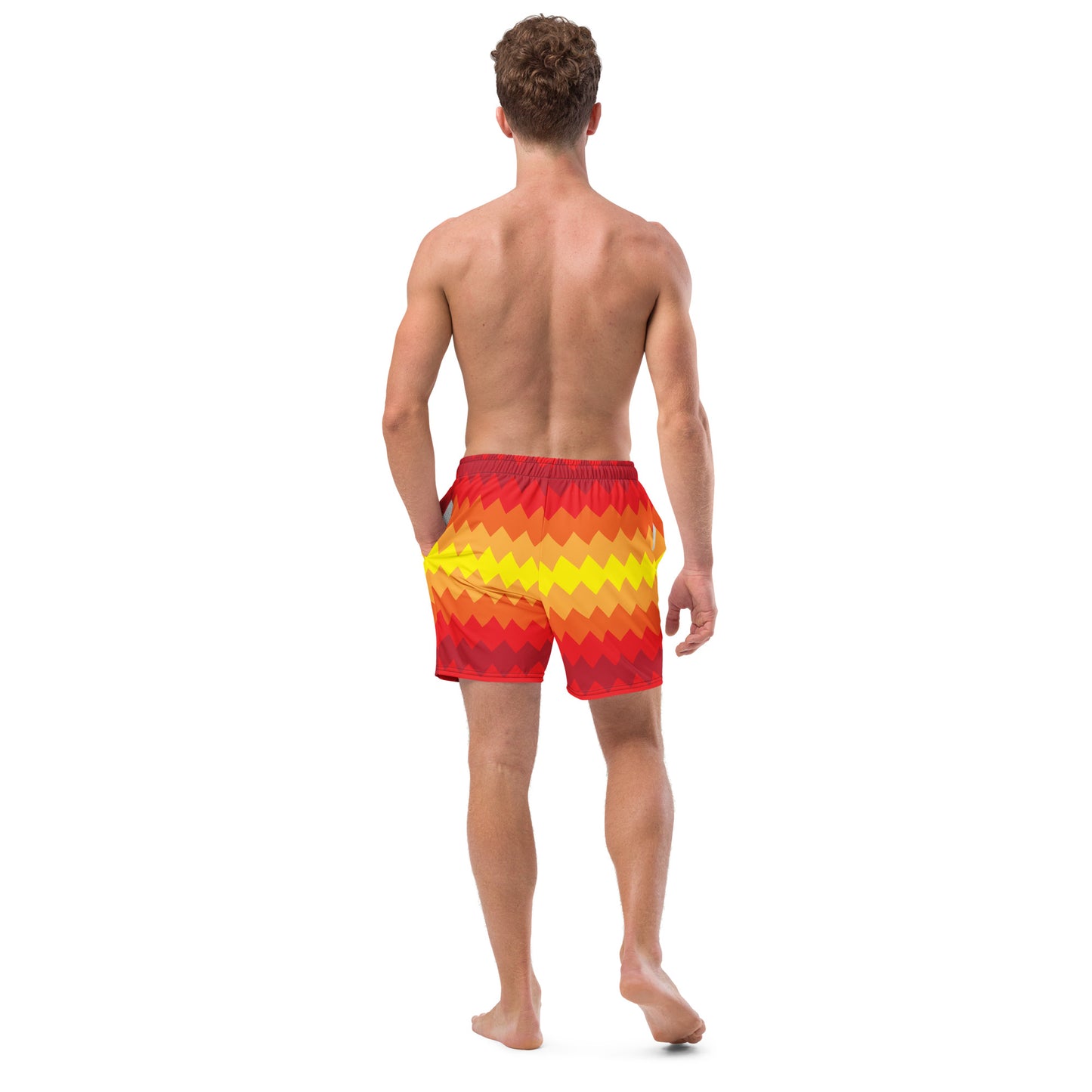 Zigzag Rays Recycled Swim Trunks