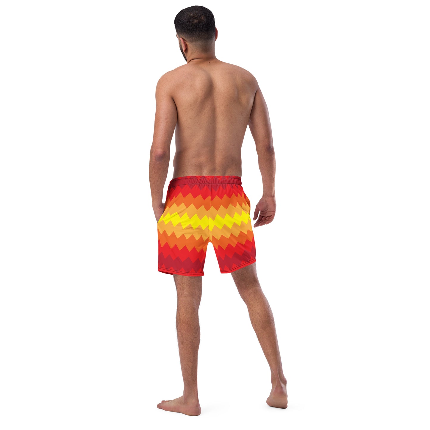 Zigzag Rays Recycled Swim Trunks