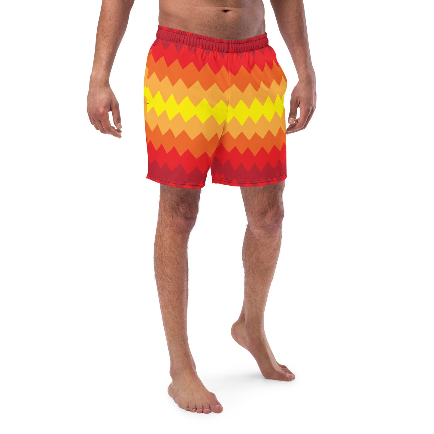 Zigzag Rays Recycled Swim Trunks