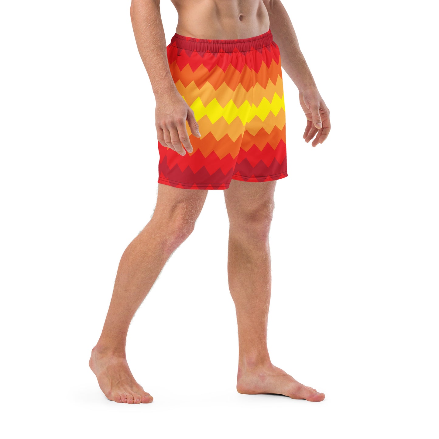 Zigzag Rays Recycled Swim Trunks
