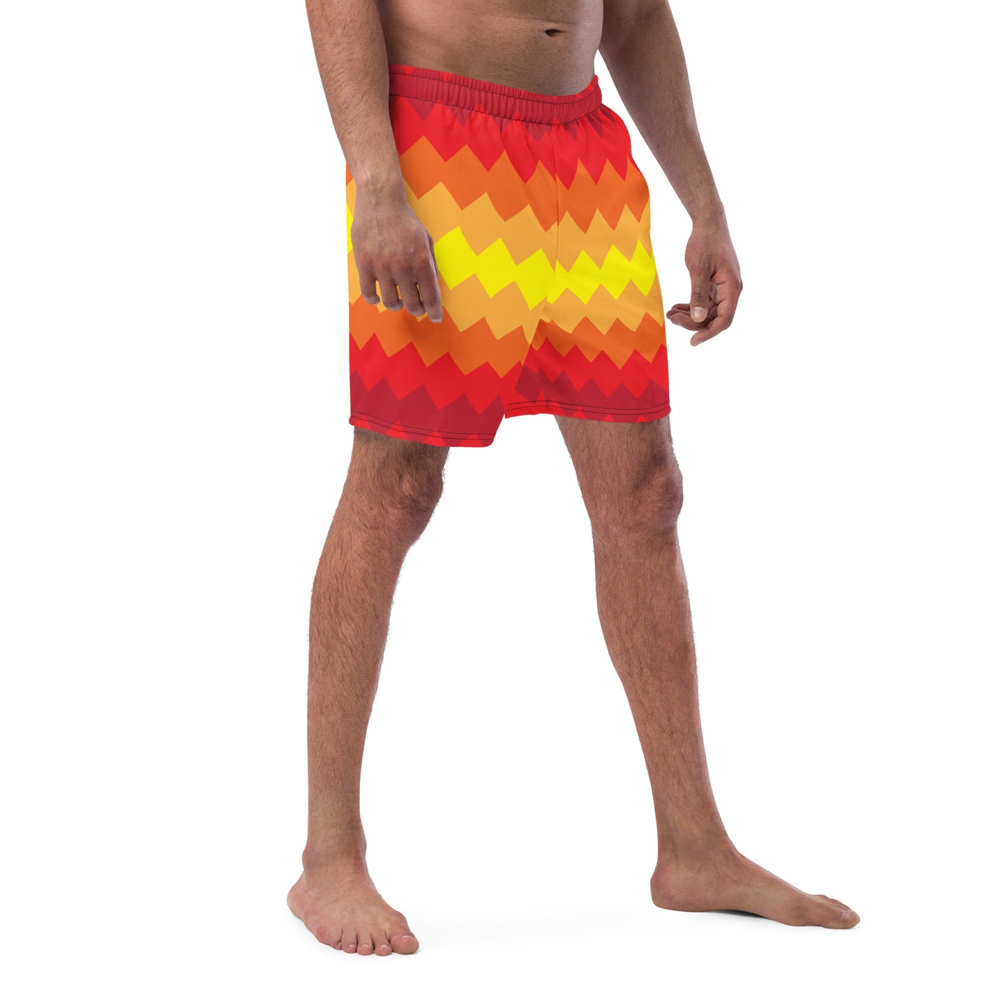 Zigzag Rays Recycled Swim Trunks